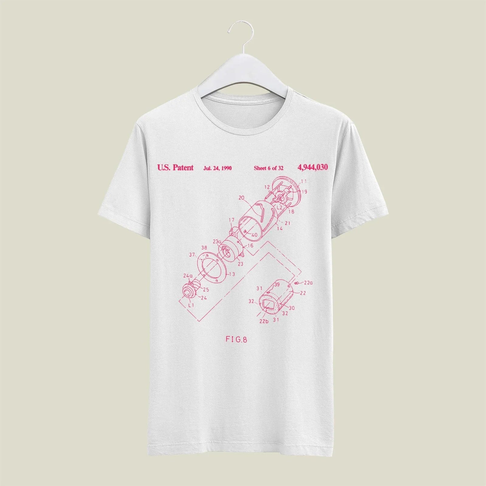 Camera Patent T-Shirt T-CMP84 Desichalchitra