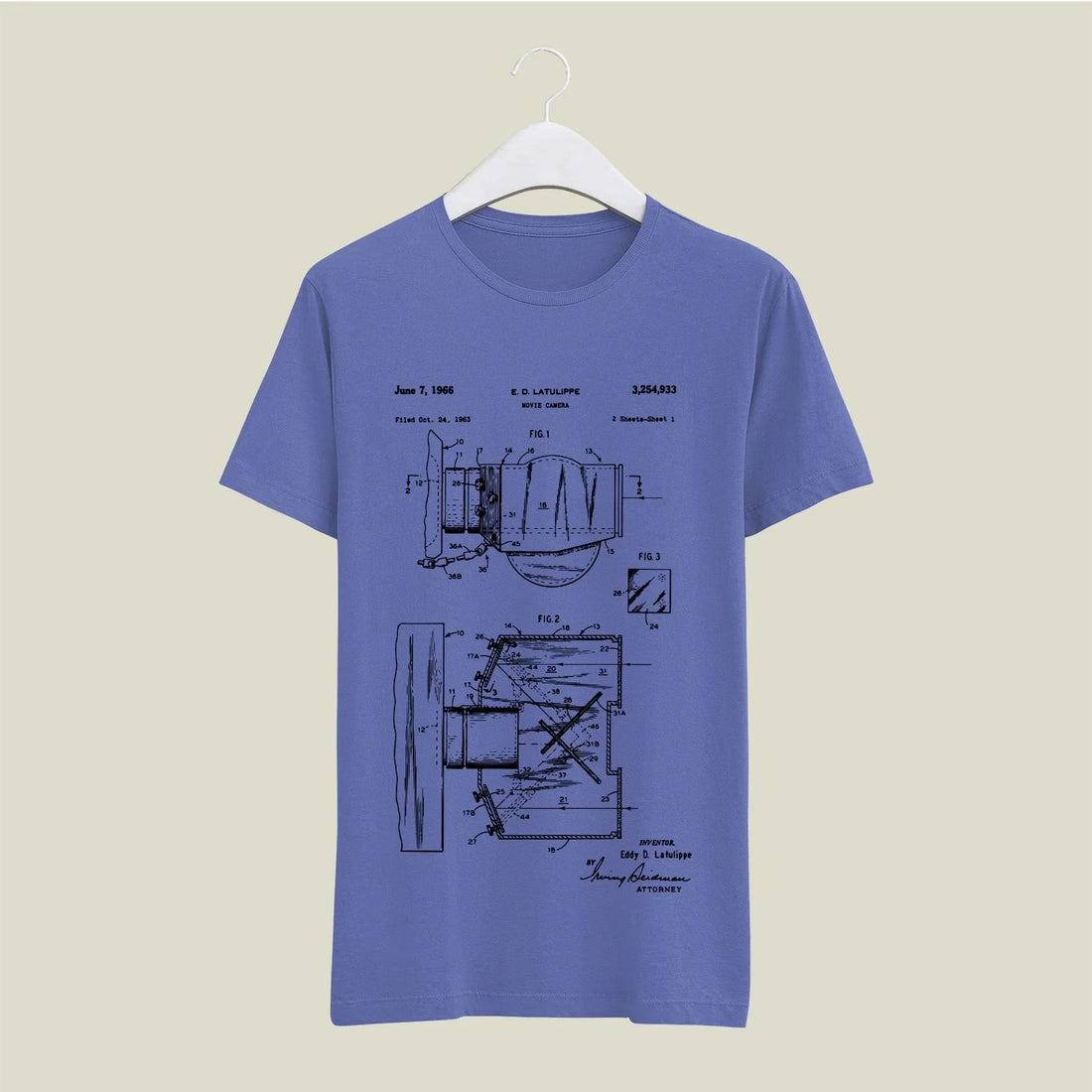 Camera Patent T-Shirt T-CMP136 Desichalchitra