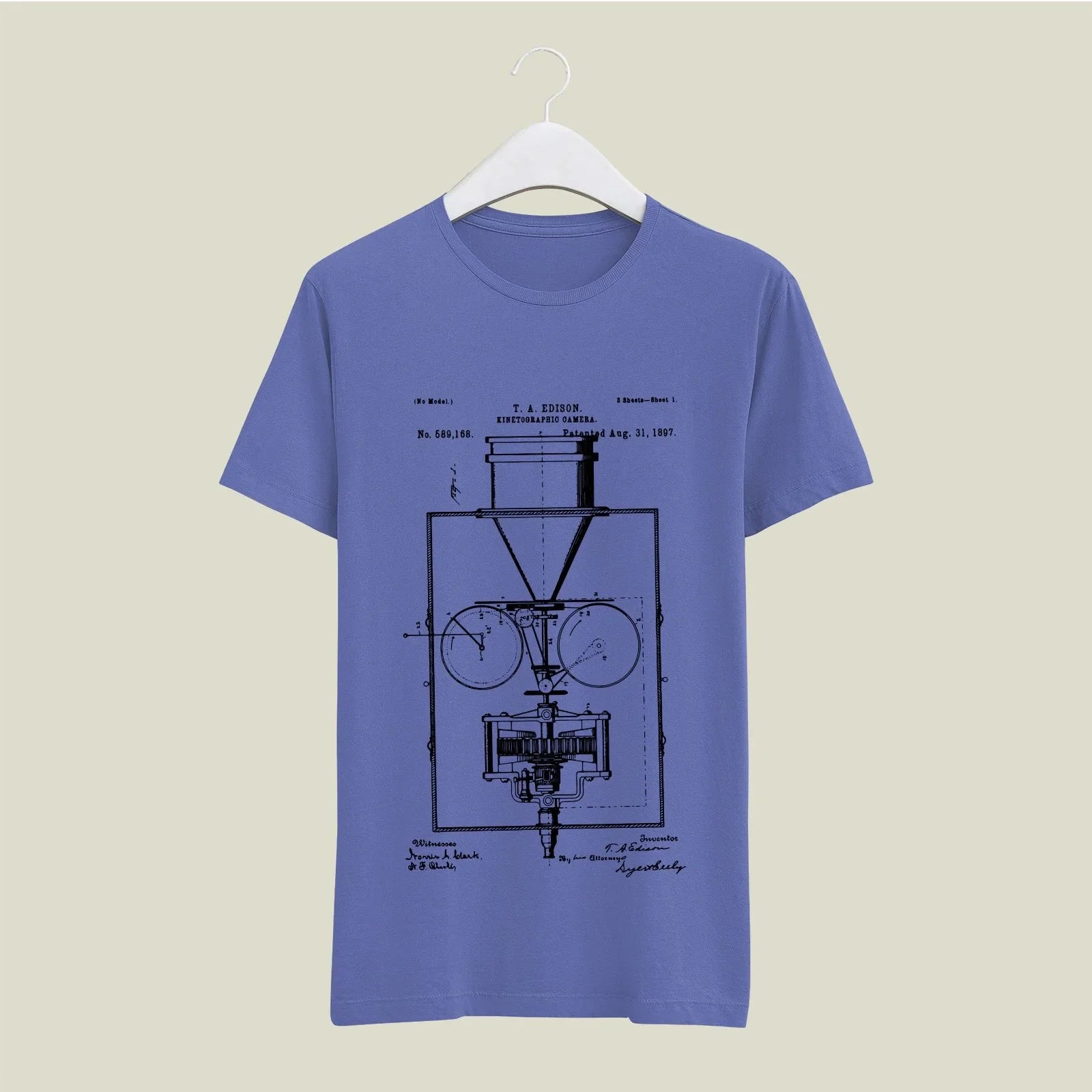 Camera Patent T-Shirt T-CMP144 Desichalchitra