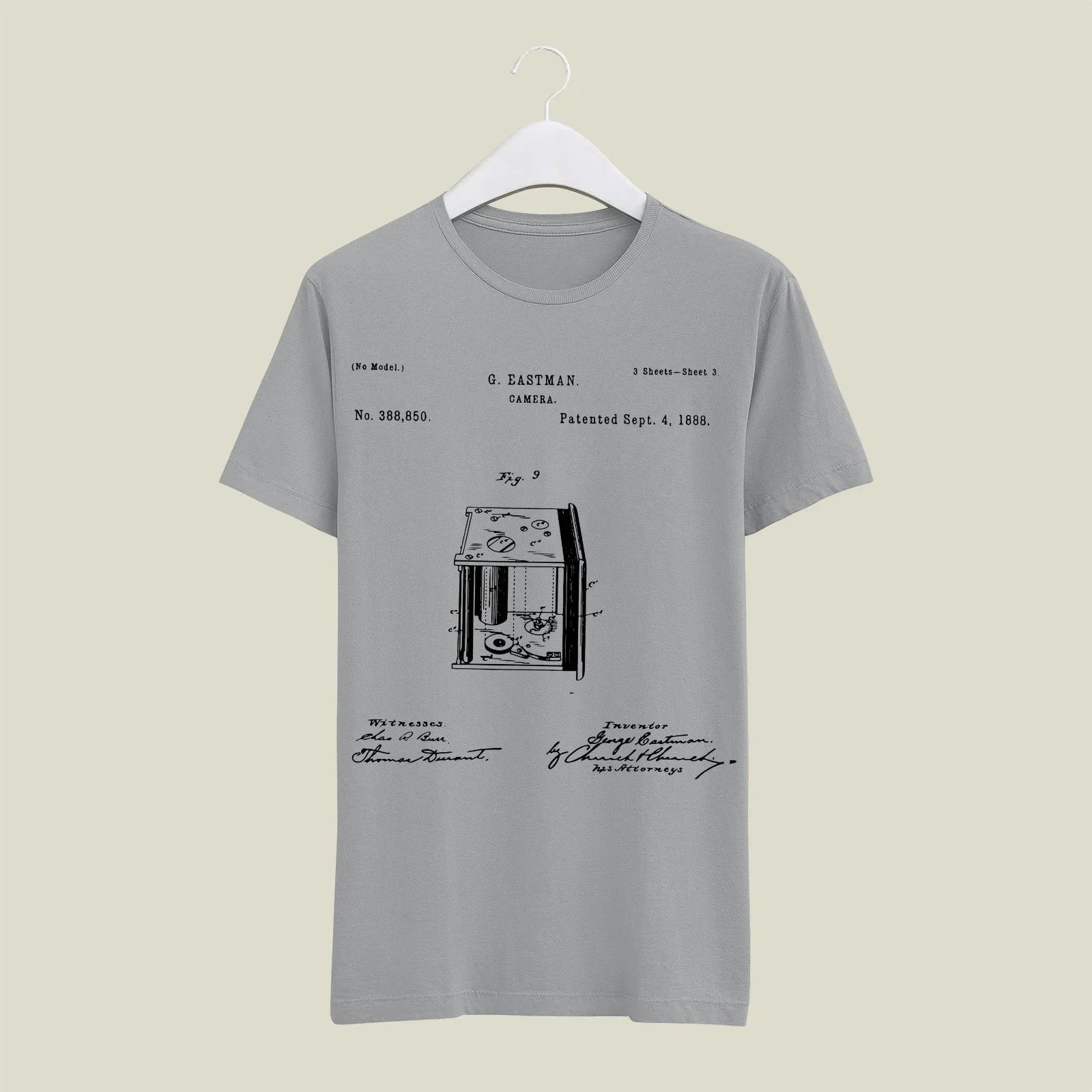 Camera Patent T-Shirt T-CMP75 Desichalchitra