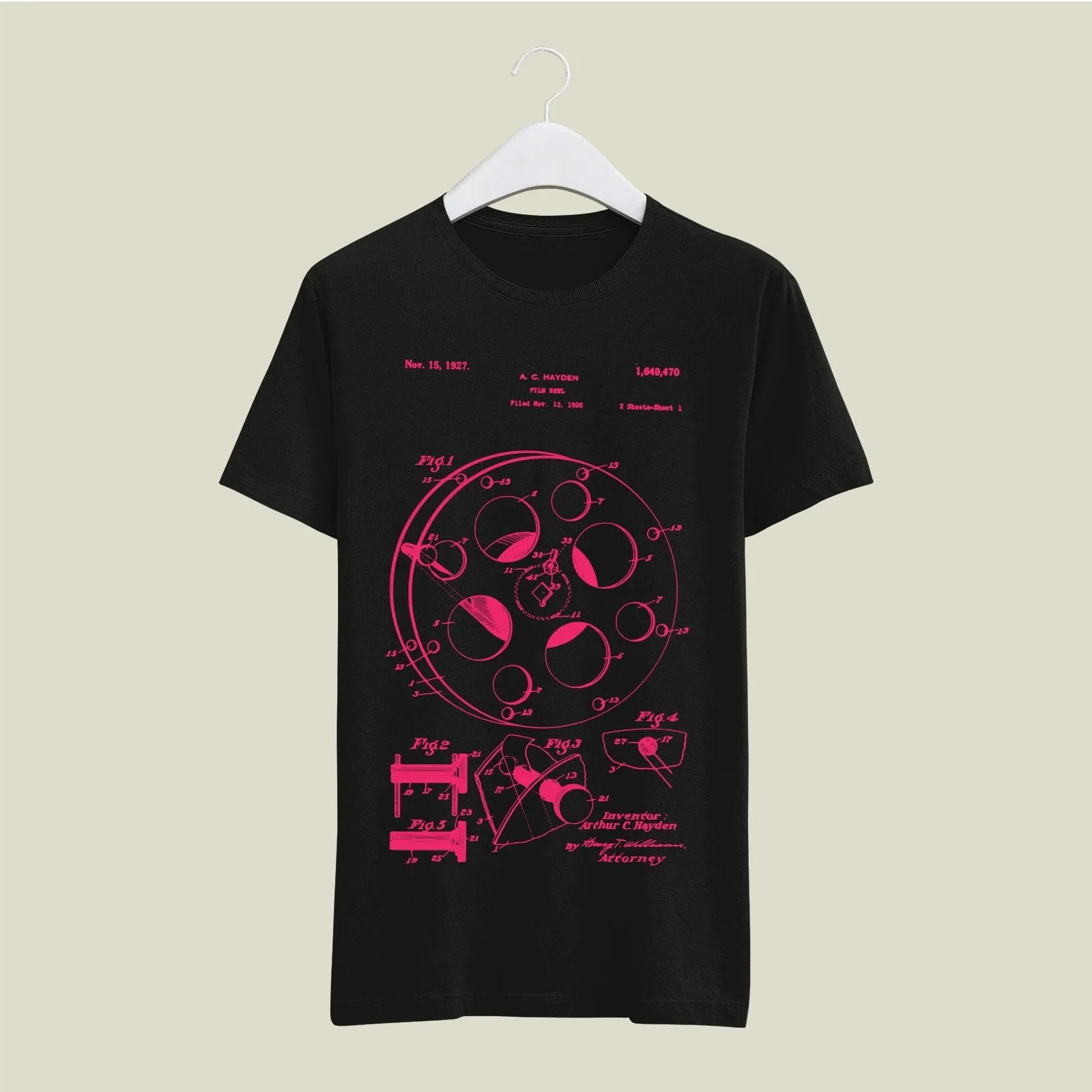 Camera Patent T-Shirt T-CMP135 Desichalchitra