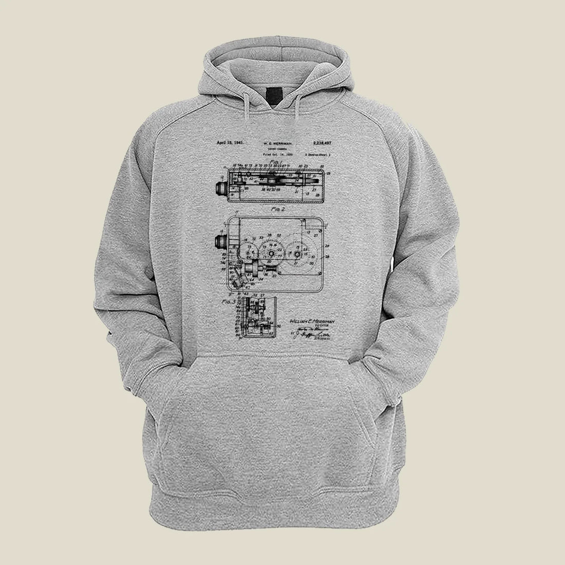 Camera Patent Hoodie H-CMP35 Desichalchitra