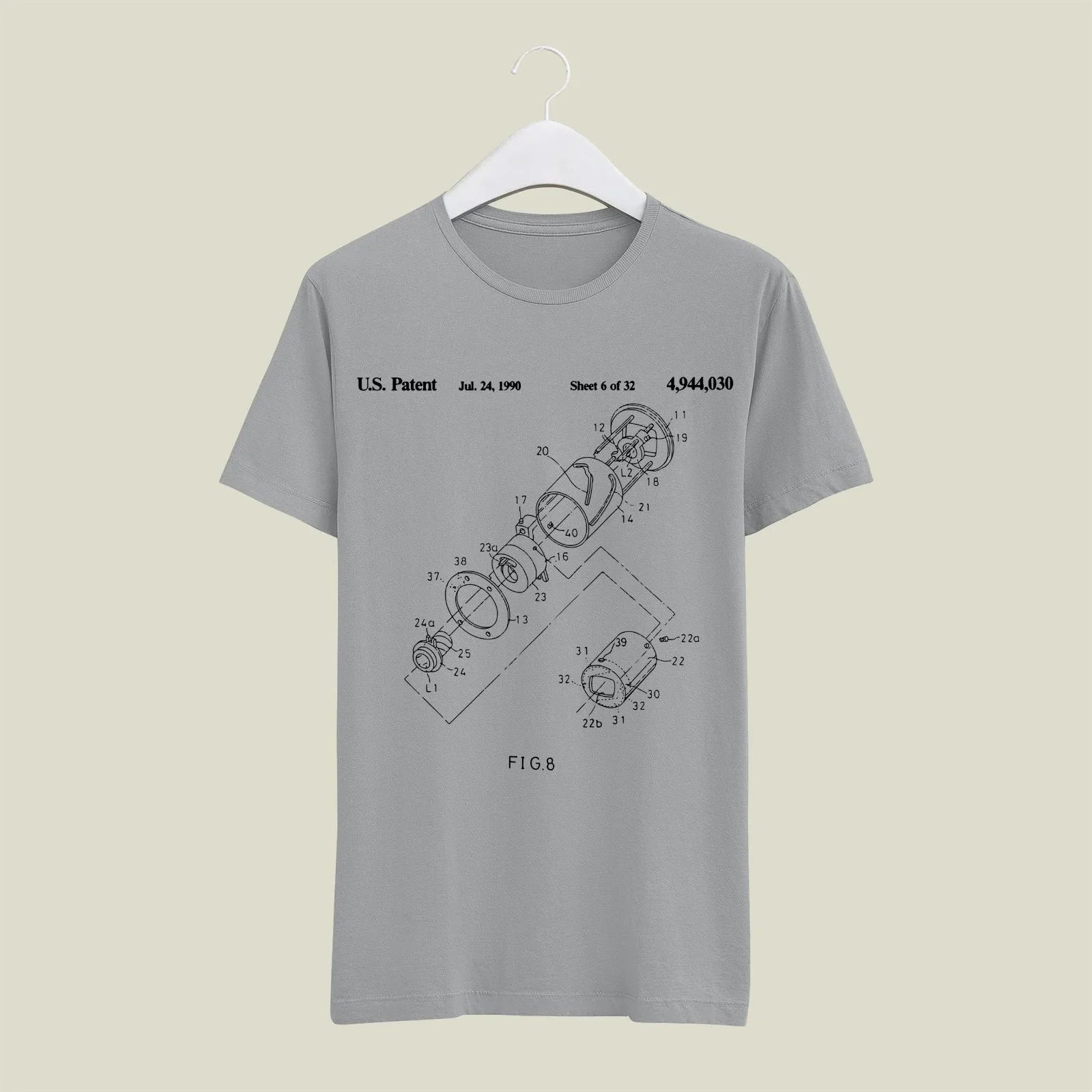 Camera Patent T-Shirt T-CMP86 Desichalchitra