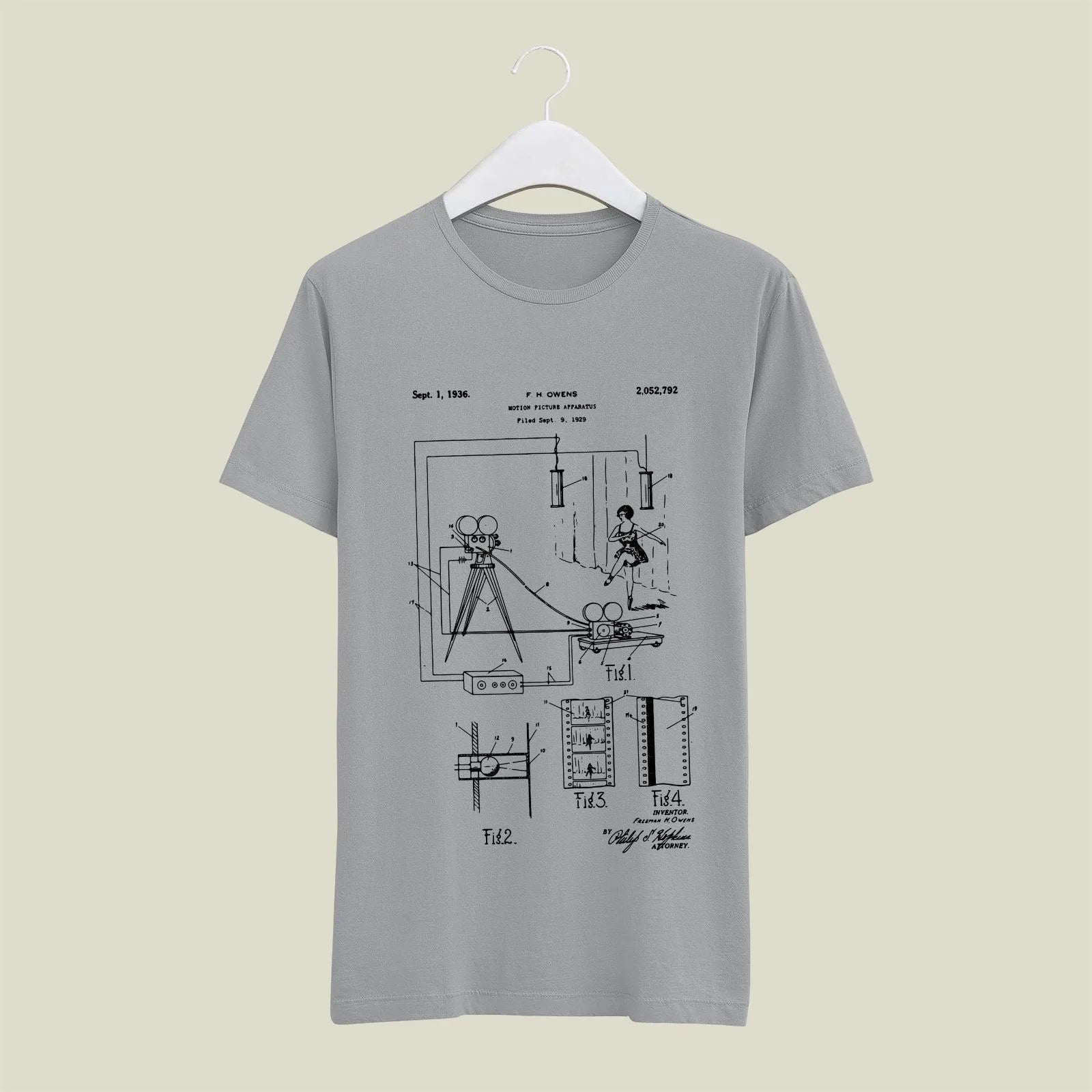 Camera Patent T-Shirt T-CMP42 Desichalchitra