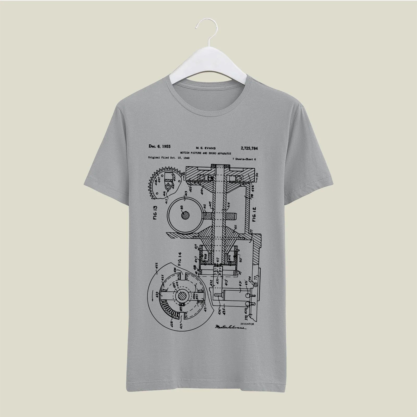 Camera Patent T-Shirt T-CMP96 Desichalchitra
