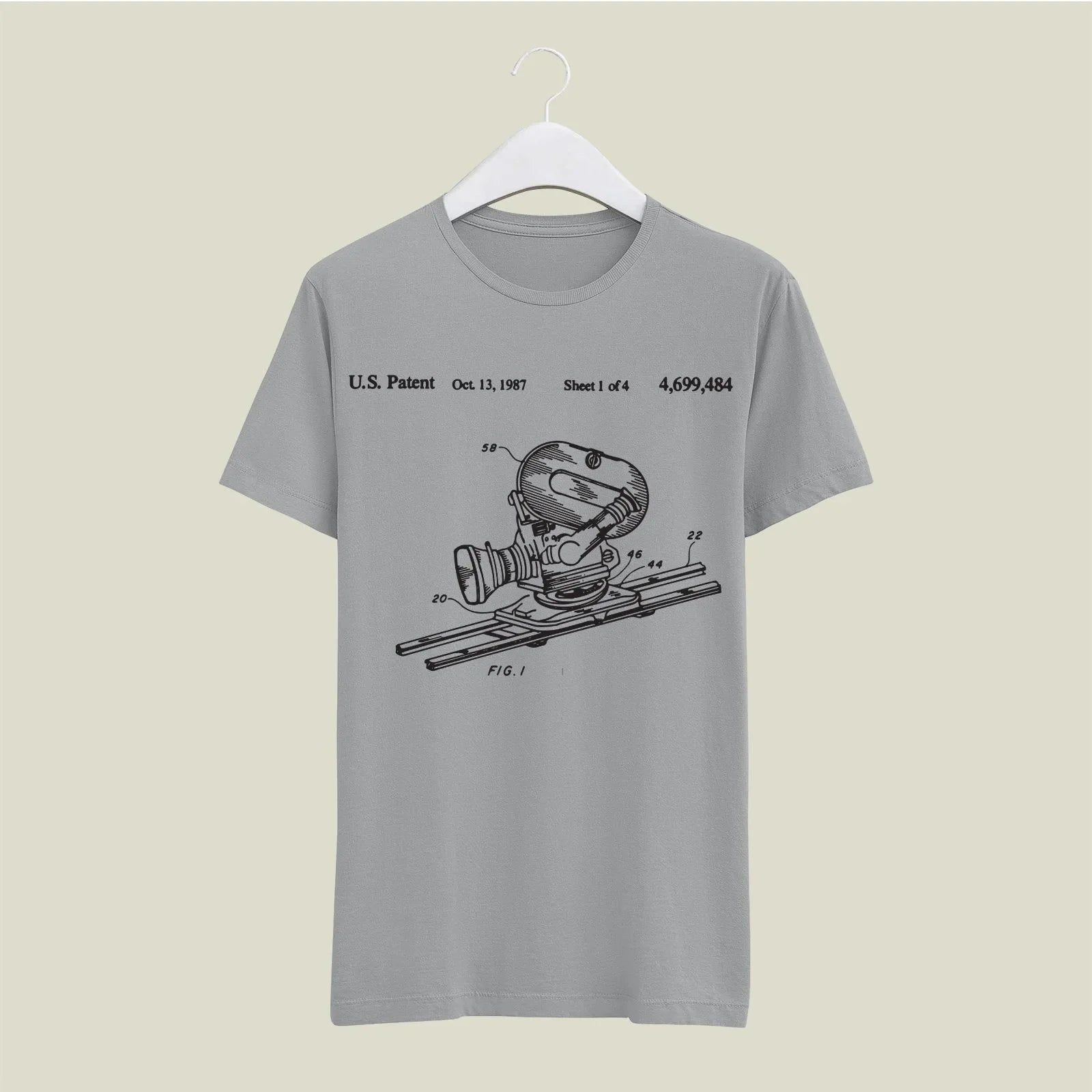Camera Patent T-Shirt T-CMP101 Desichalchitra