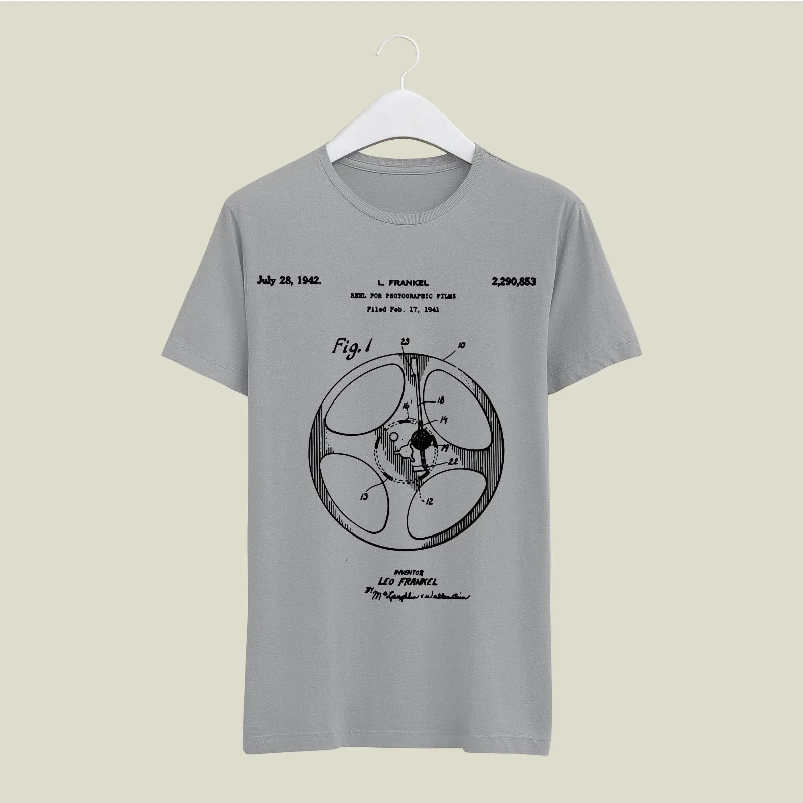 Camera Patent T-Shirt T-CMP105 Desichalchitra