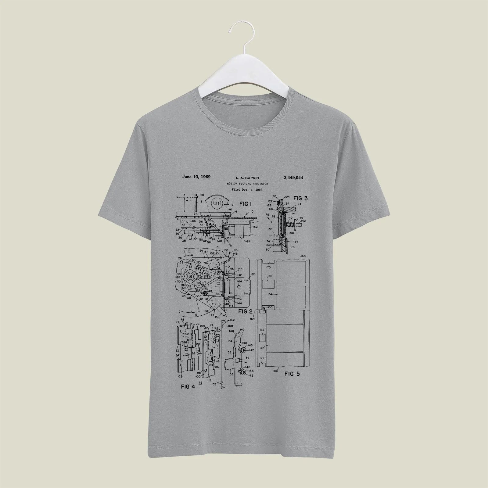 Camera Patent T-Shirt T-CMP44 Desichalchitra