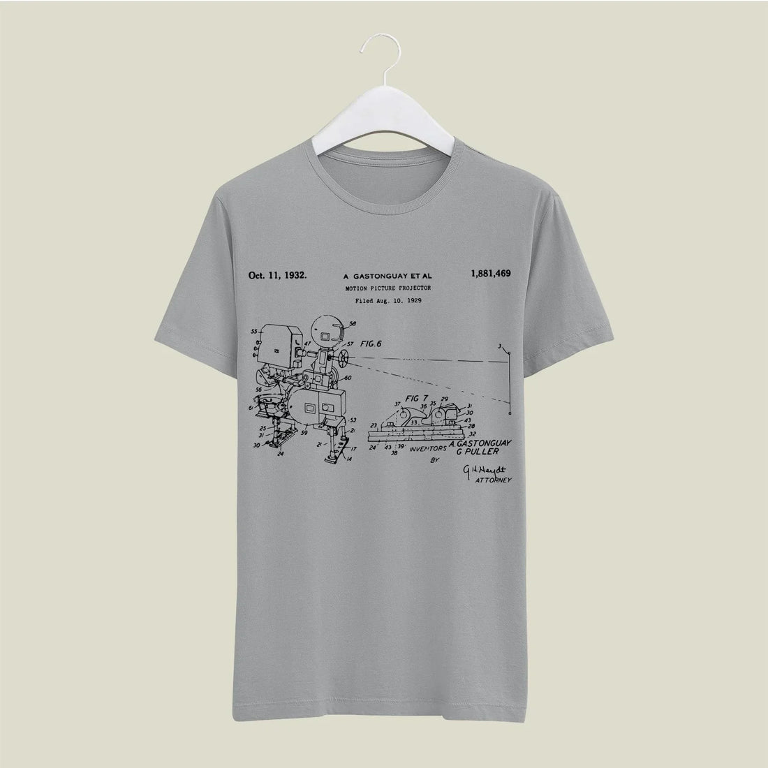 Camera Patent T-Shirt T-CMP121 Desichalchitra