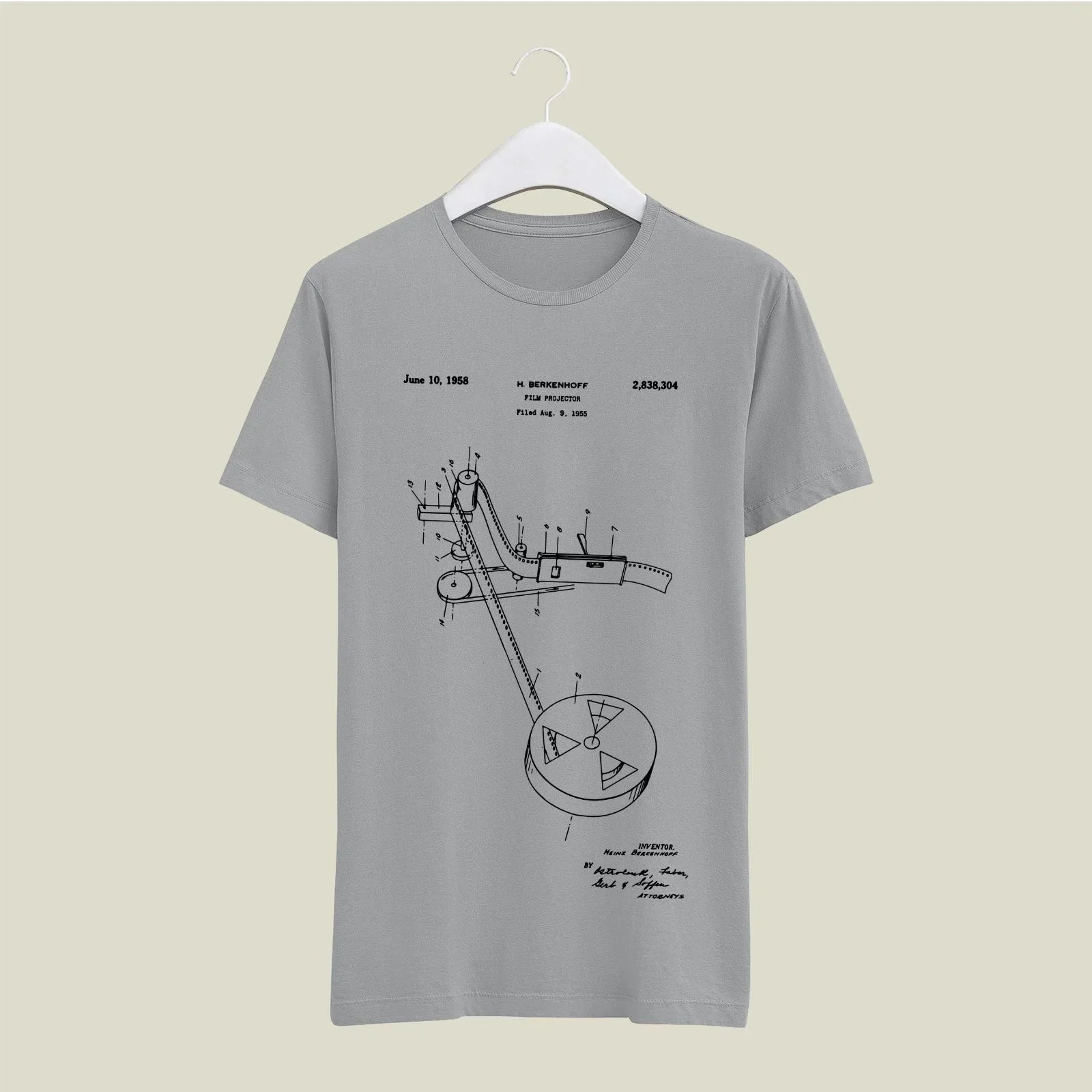 Camera Patent T-Shirt T-CMP128 Desichalchitra
