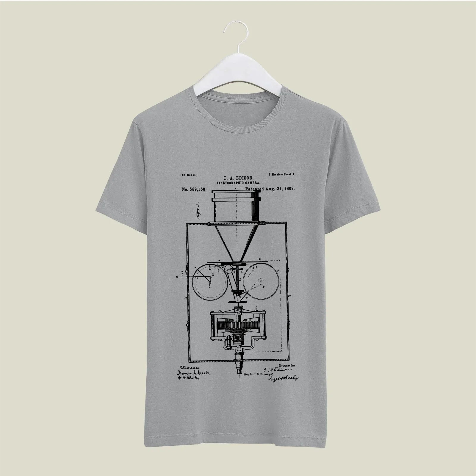 Camera Patent T-Shirt T-CMP144 Desichalchitra
