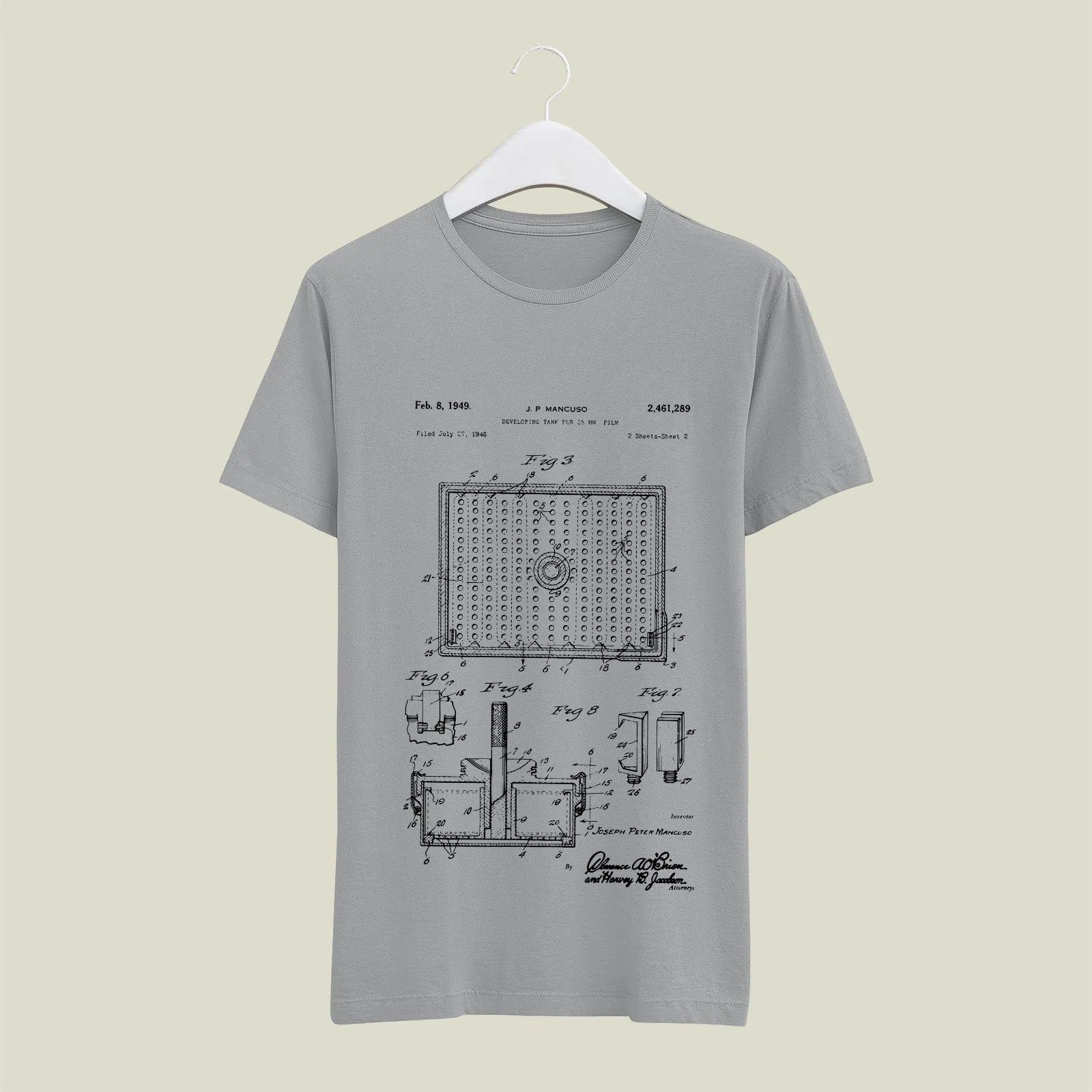Camera Patent T-Shirt T-CMP49 Desichalchitra