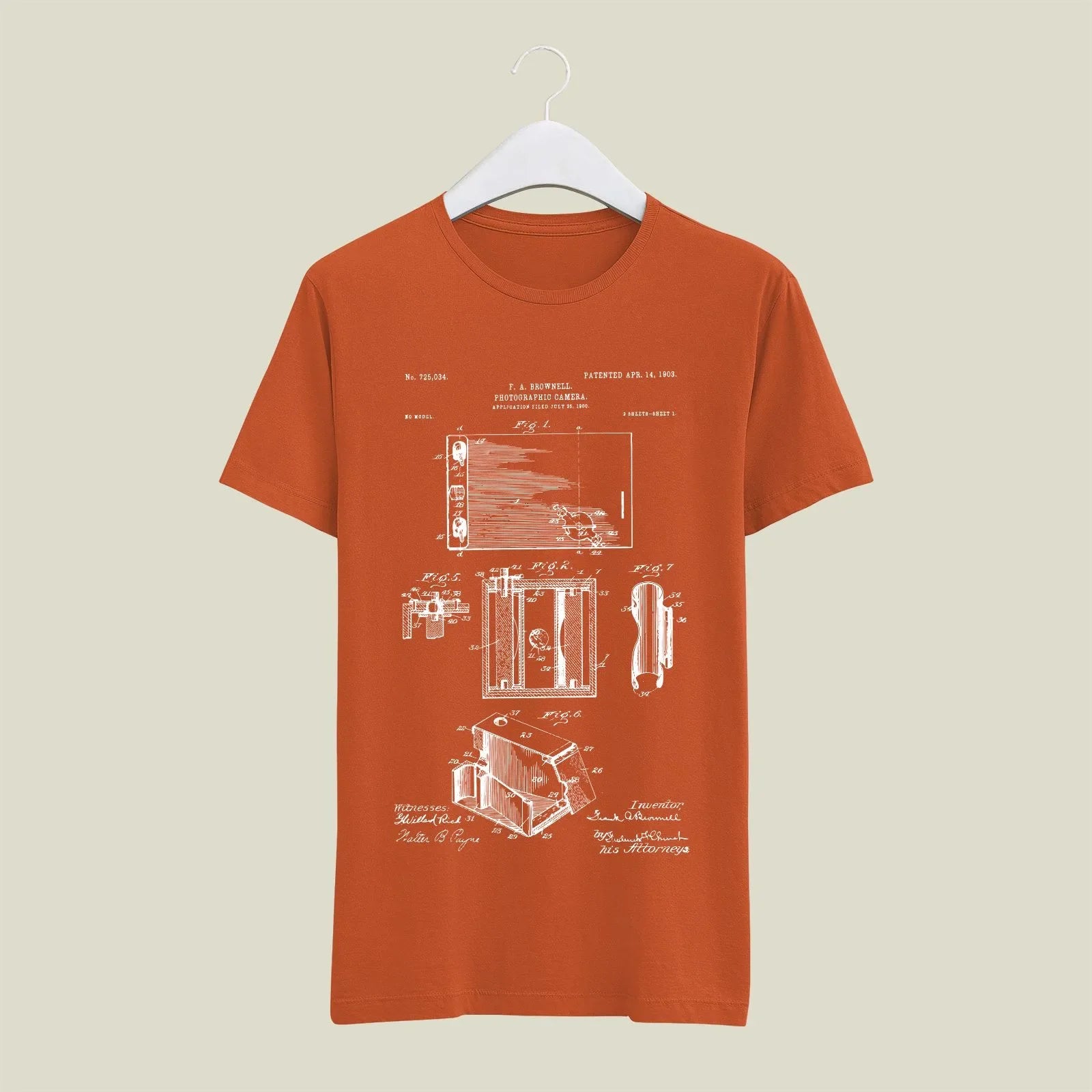 Camera Patent T-Shirt T-CMP3 Desichalchitra