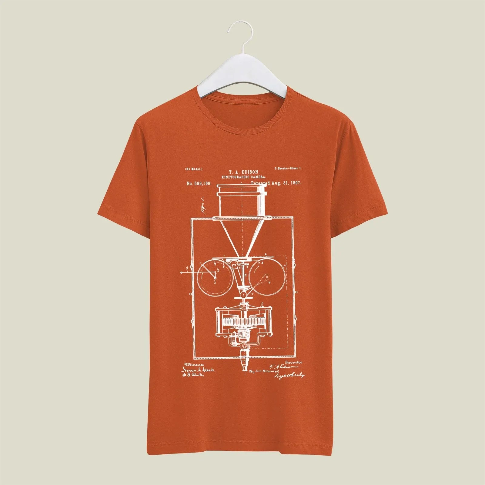 Camera Patent T-Shirt T-CMP29 Desichalchitra