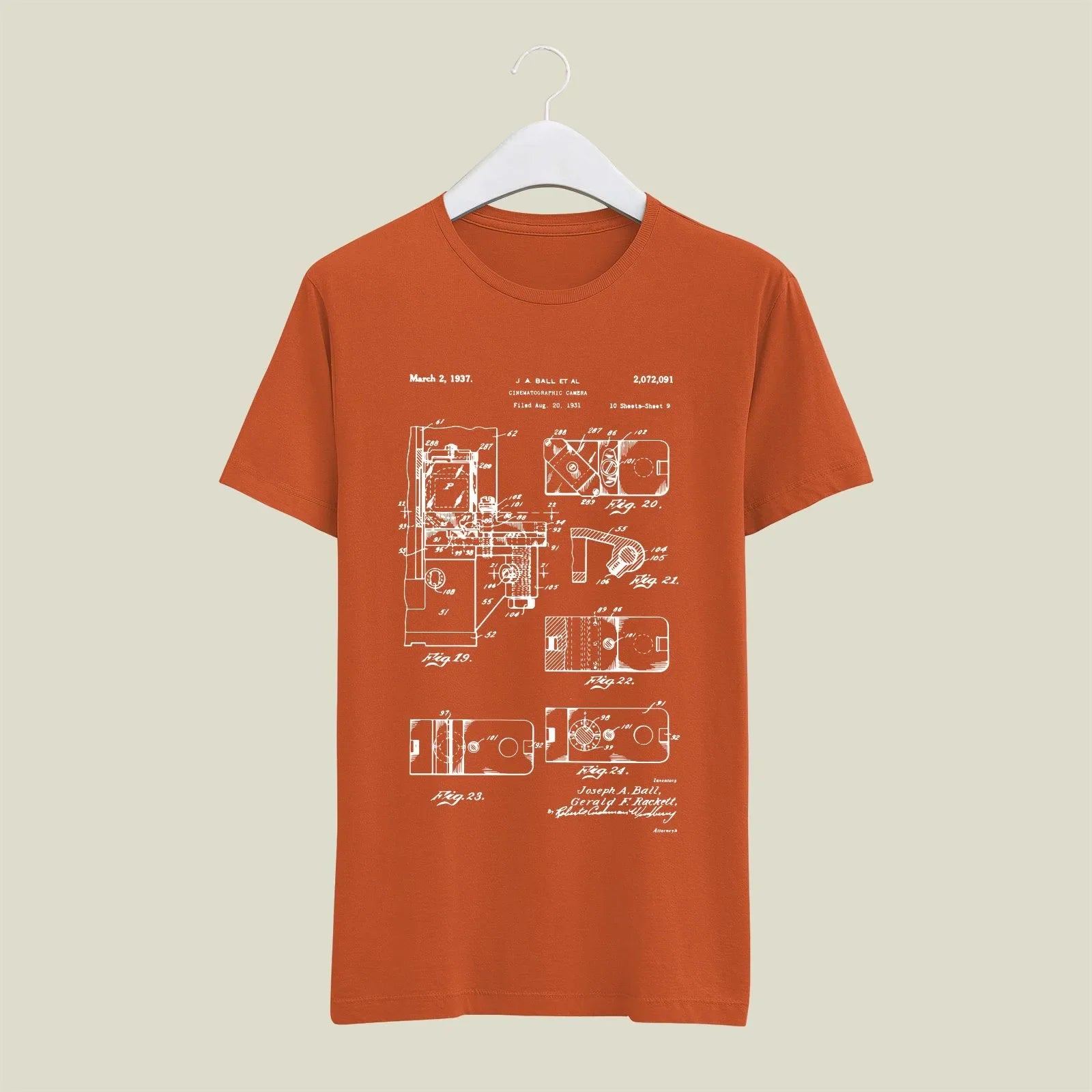 Camera Patent T-Shirt T-CMP39 Desichalchitra