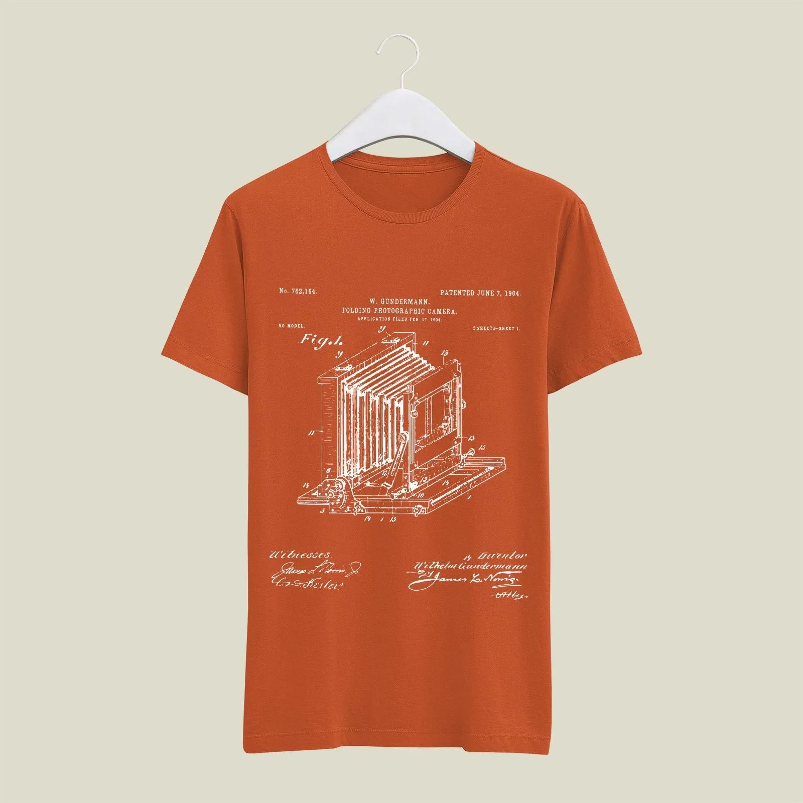 Camera Patent T-Shirt T-CMP41 Desichalchitra