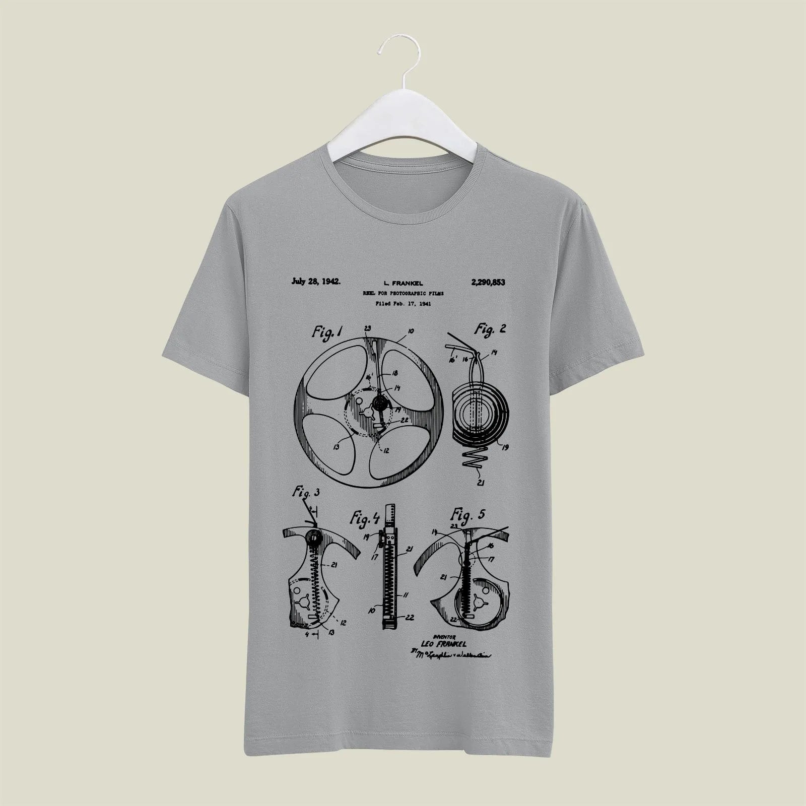 Camera Patent T-Shirt T-CMP54 Desichalchitra