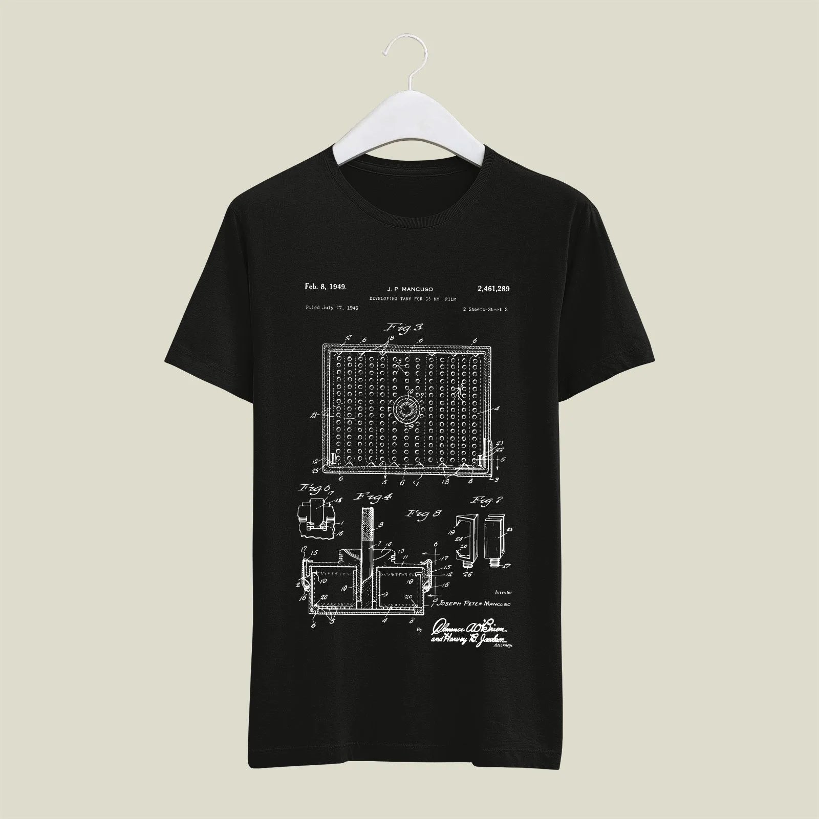 Camera Patent T-Shirt T-CMP45 Desichalchitra