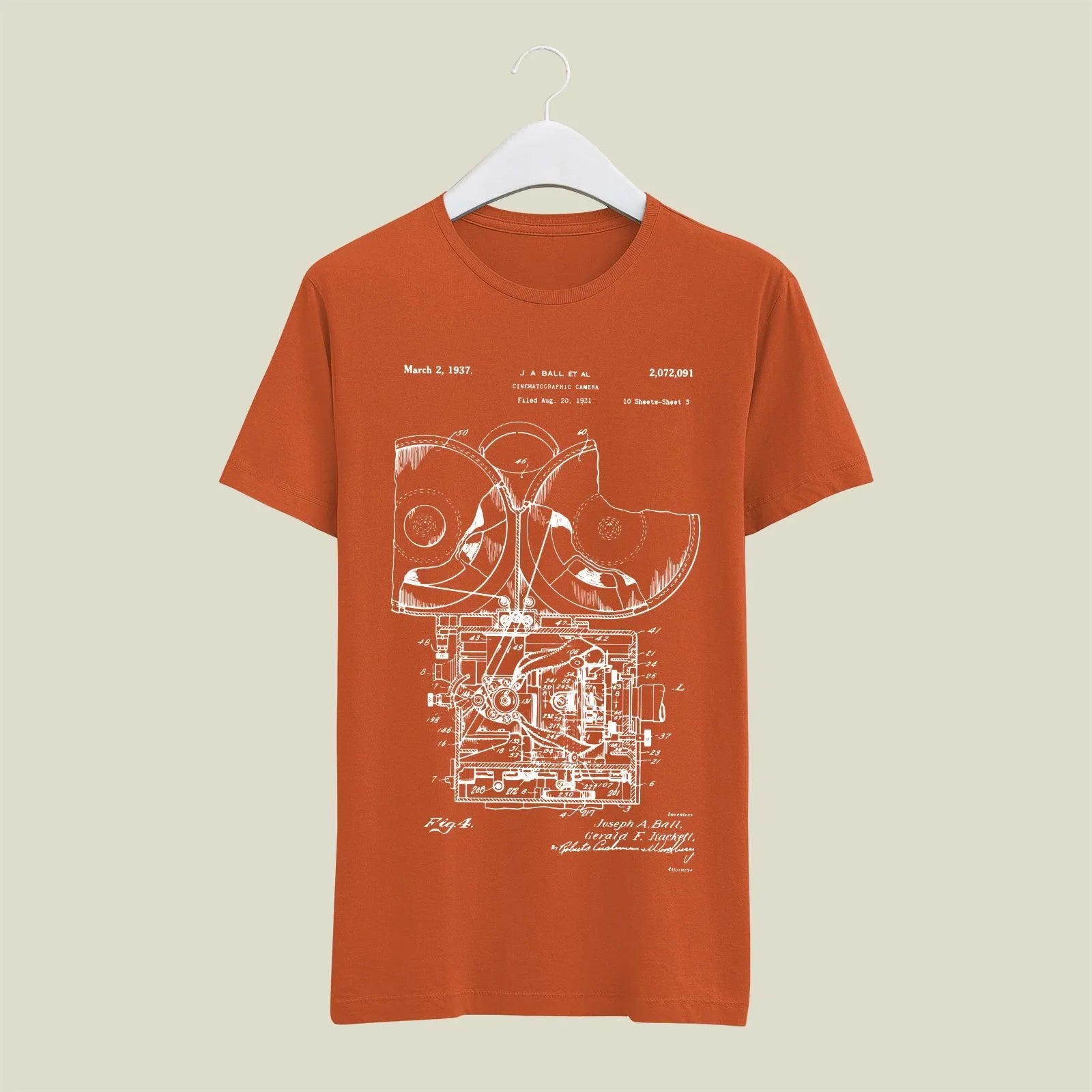 Camera Patent T-Shirt T-CMP66 Desichalchitra