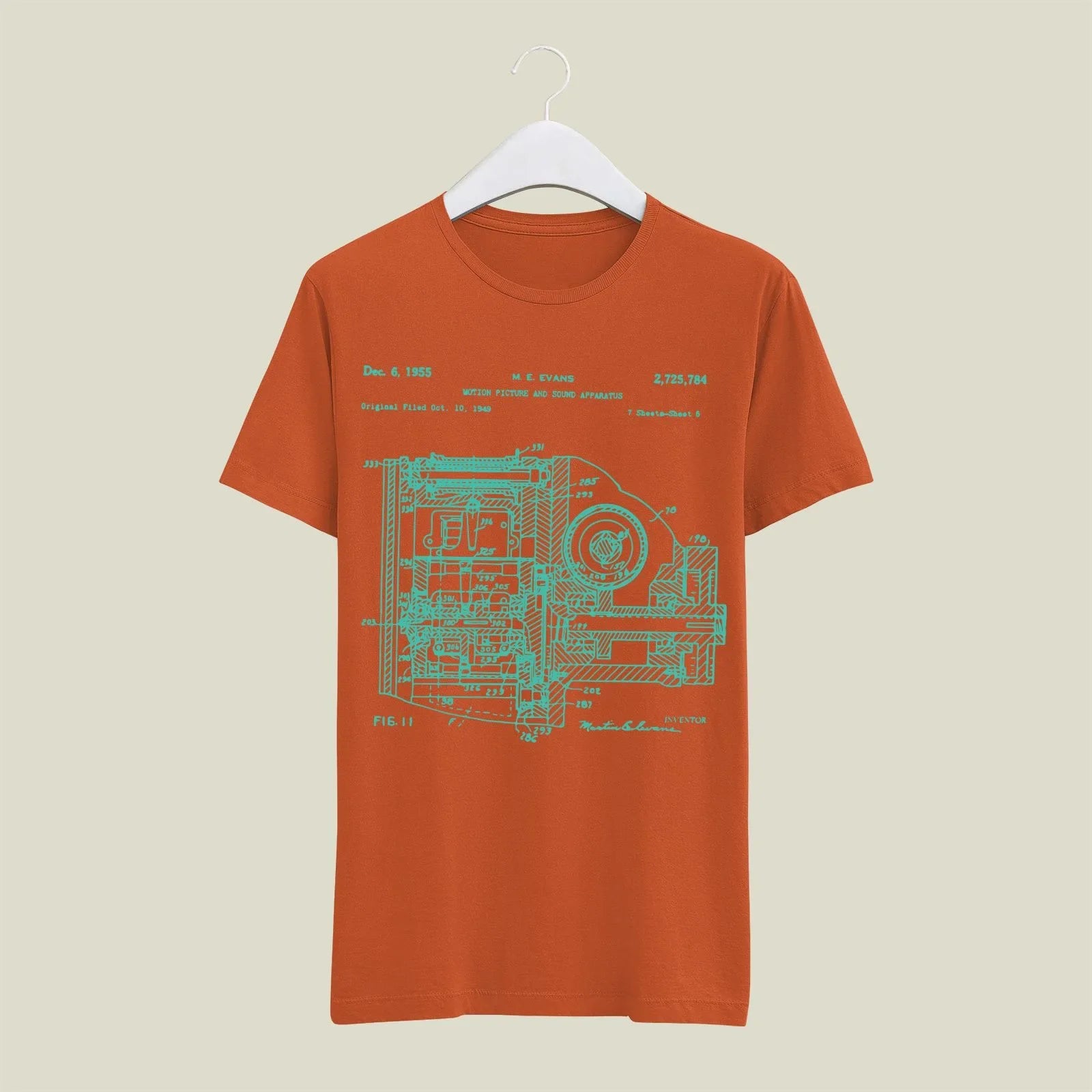 Camera Patent T-Shirt T-CMP34 Desichalchitra