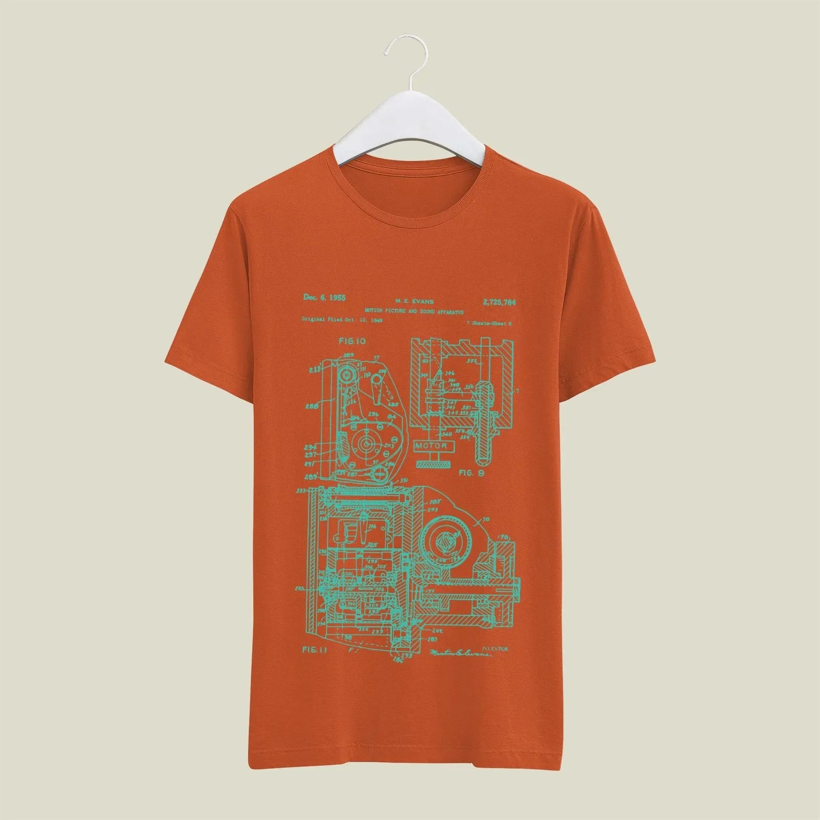 Camera Patent T-Shirt T-CMP52 Desichalchitra