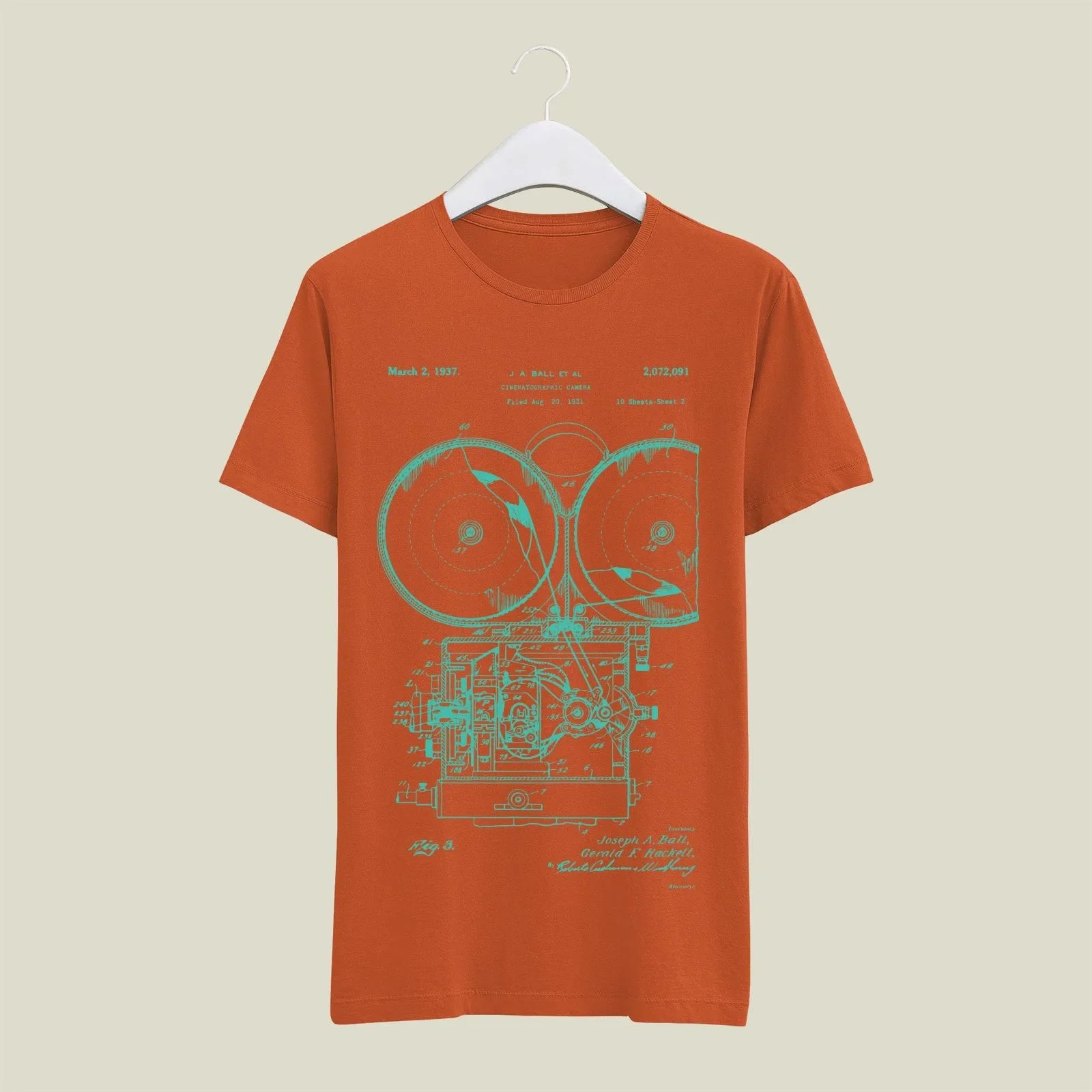 Camera Patent T-Shirt T-CMP58 Desichalchitra