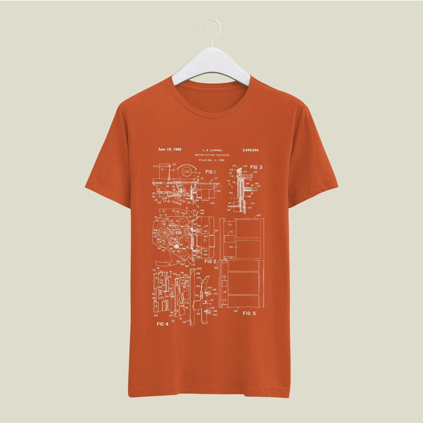 Camera Patent T-Shirt T-CMP122 Desichalchitra