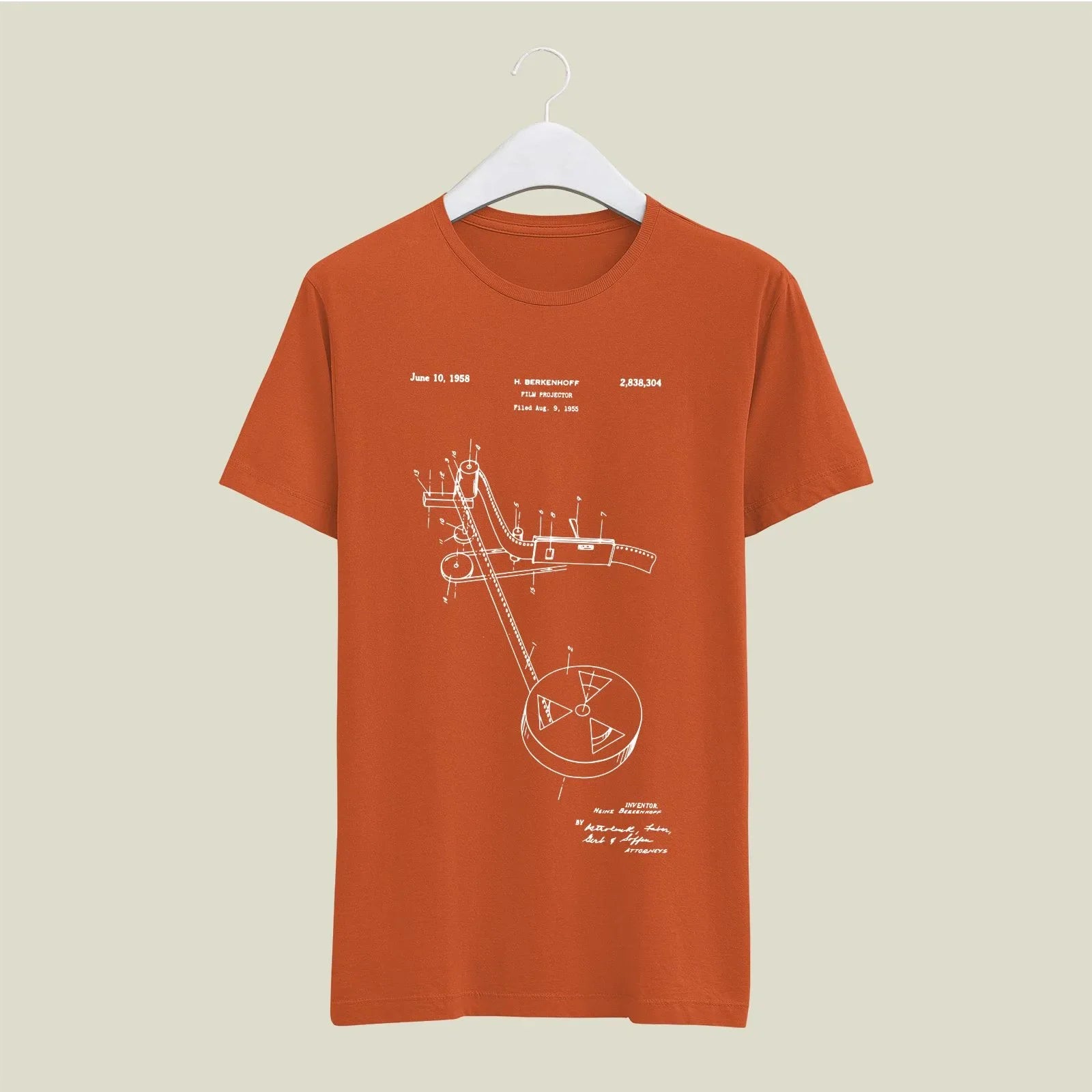 Camera Patent T-Shirt T-CMP137 Desichalchitra