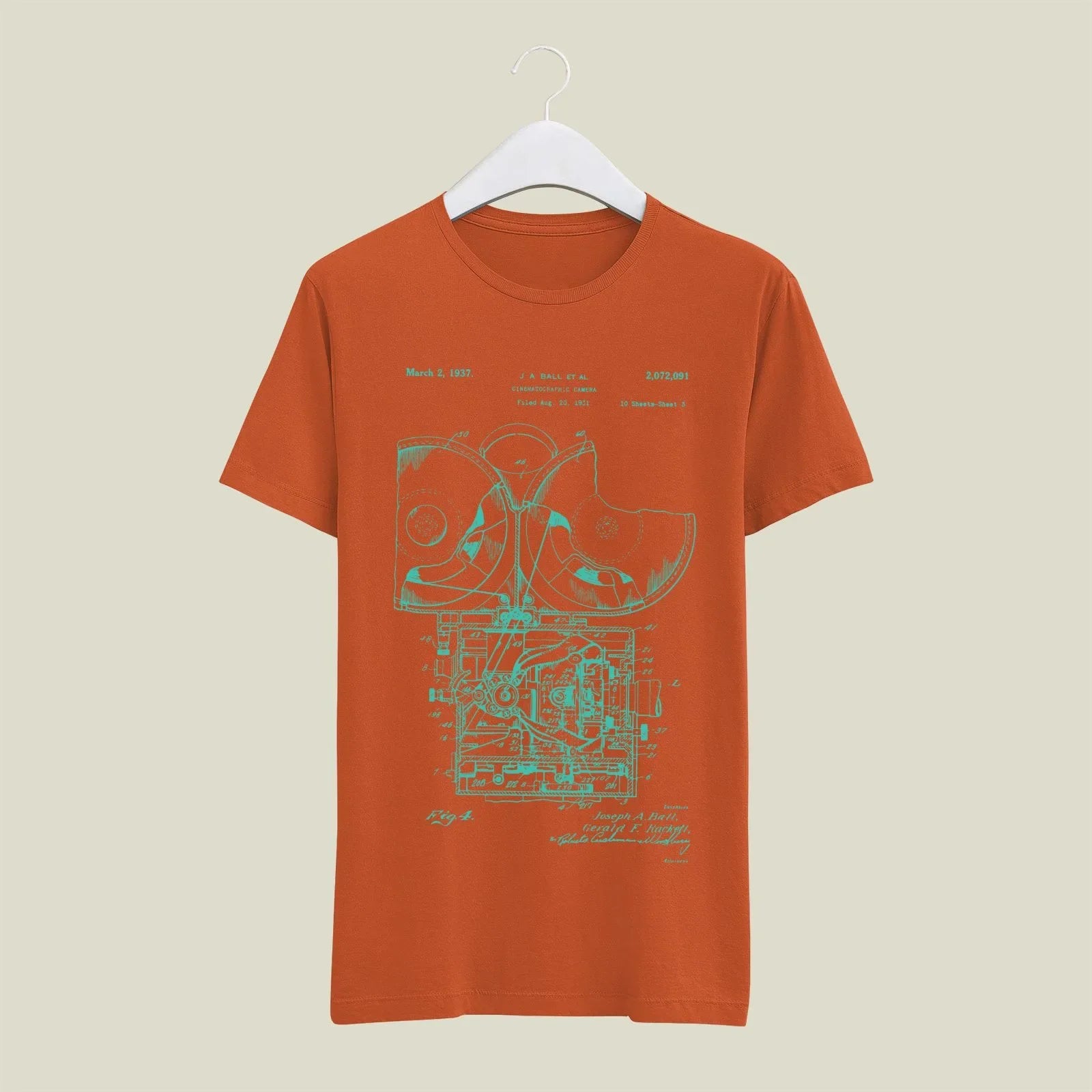 Camera Patent T-Shirt T-CMP80 Desichalchitra