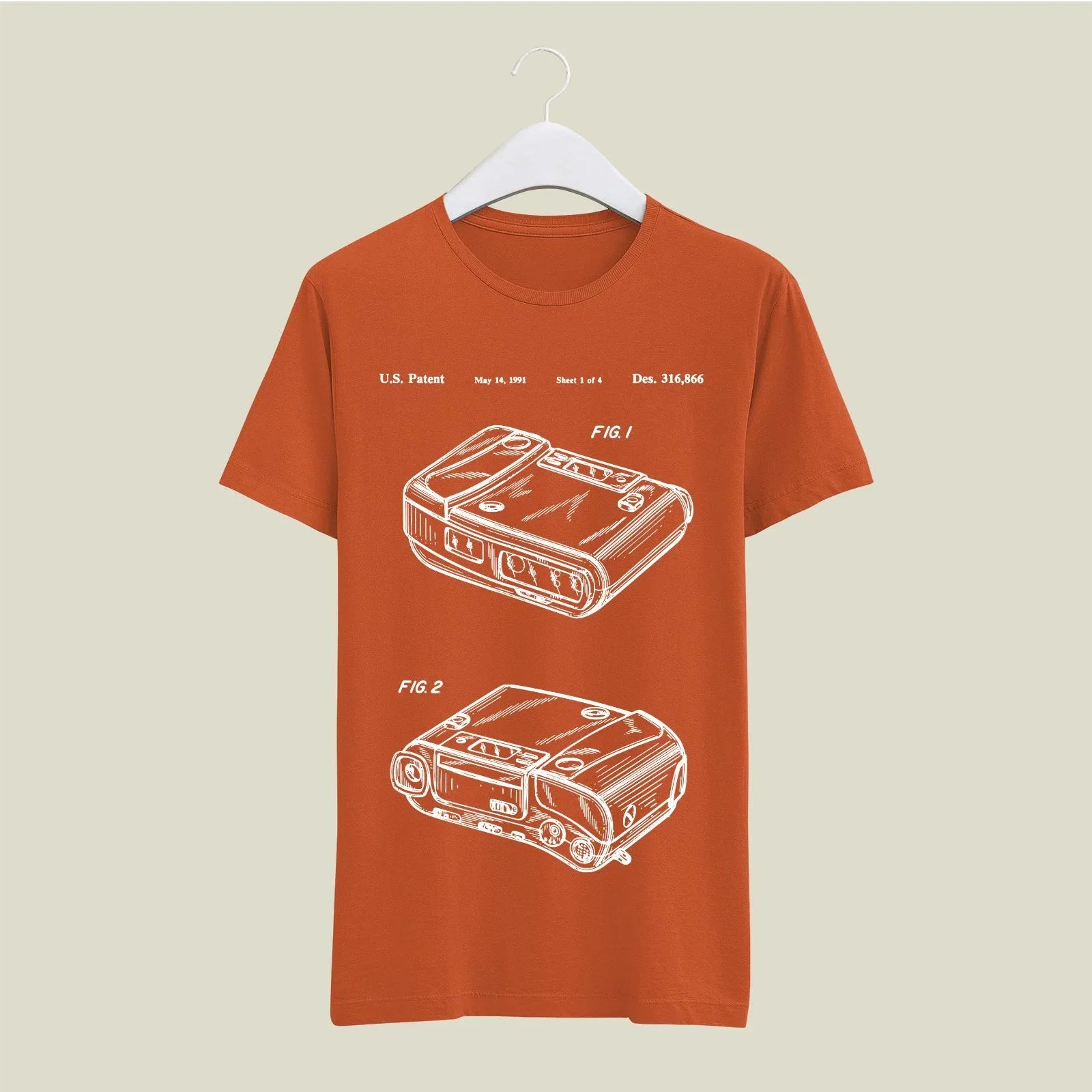 Camera Patent T-Shirt T-CMP145 Desichalchitra