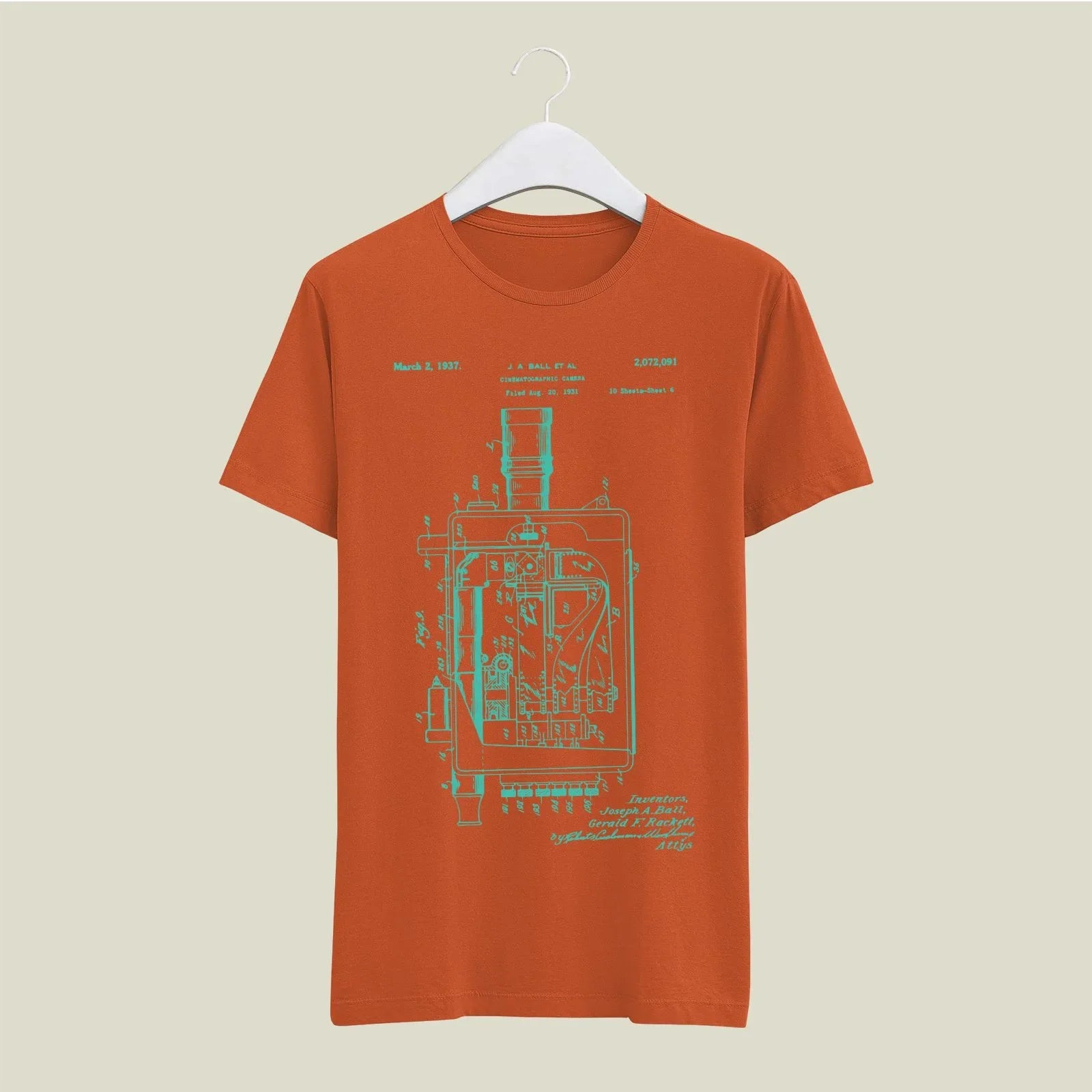 Camera Patent T-Shirt T-CMP98 Desichalchitra