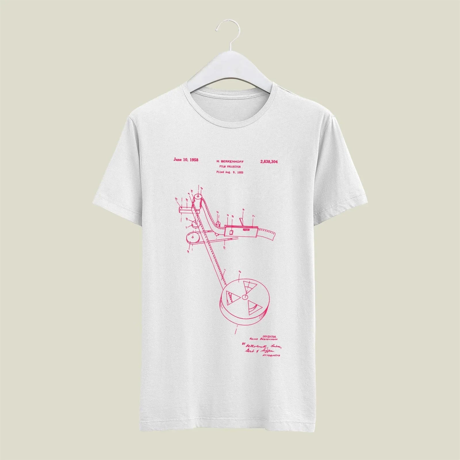 Camera Patent T-Shirt T-CMP9 Desichalchitra