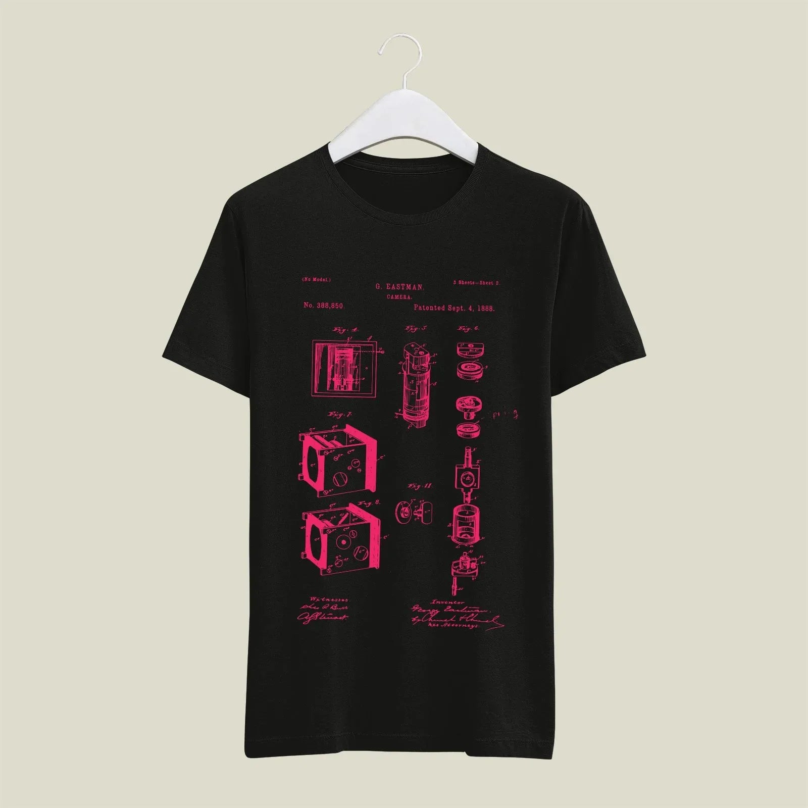 Camera Patent T-Shirt T-CMP13 Desichalchitra