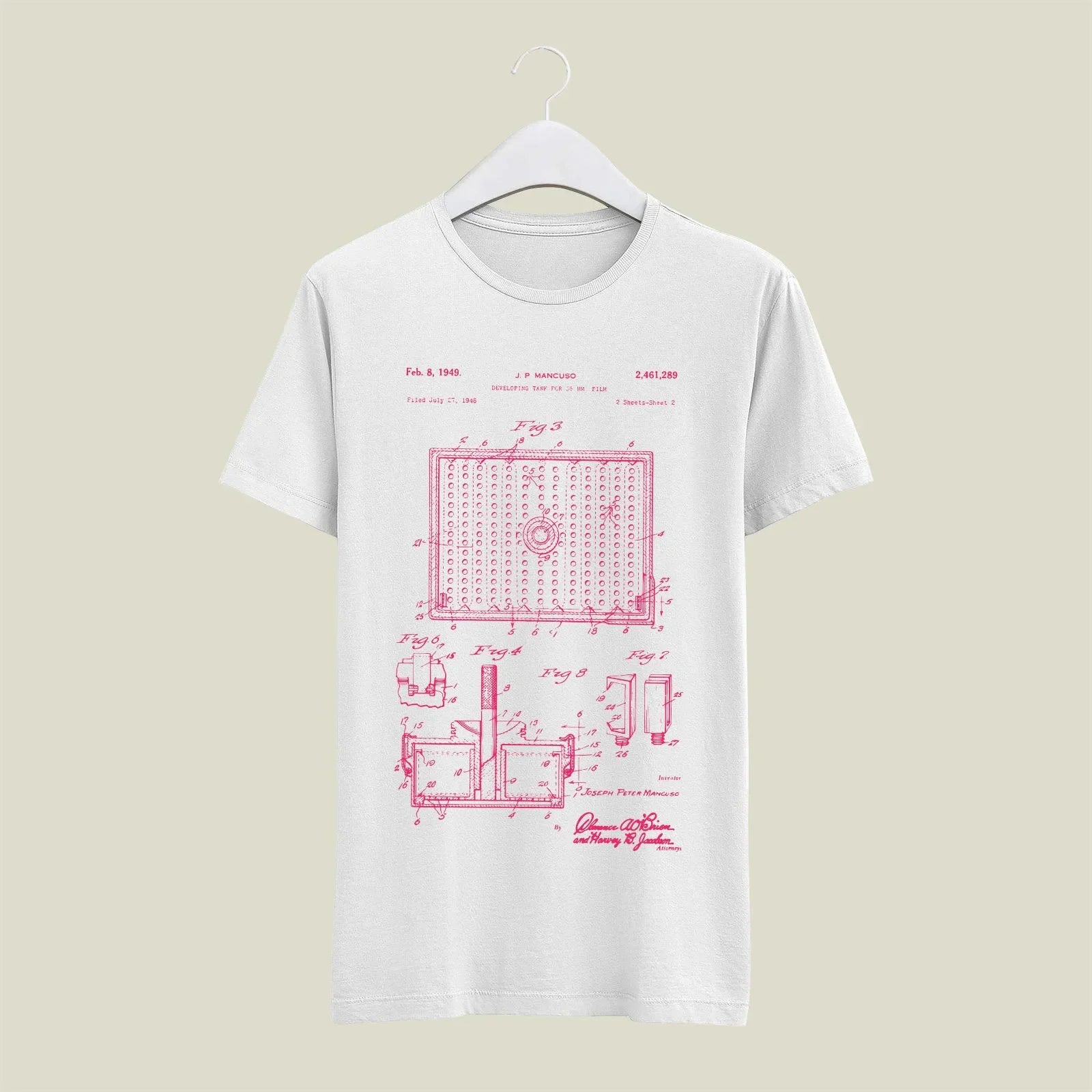 Camera Patent T-Shirt T-CMP31 Desichalchitra