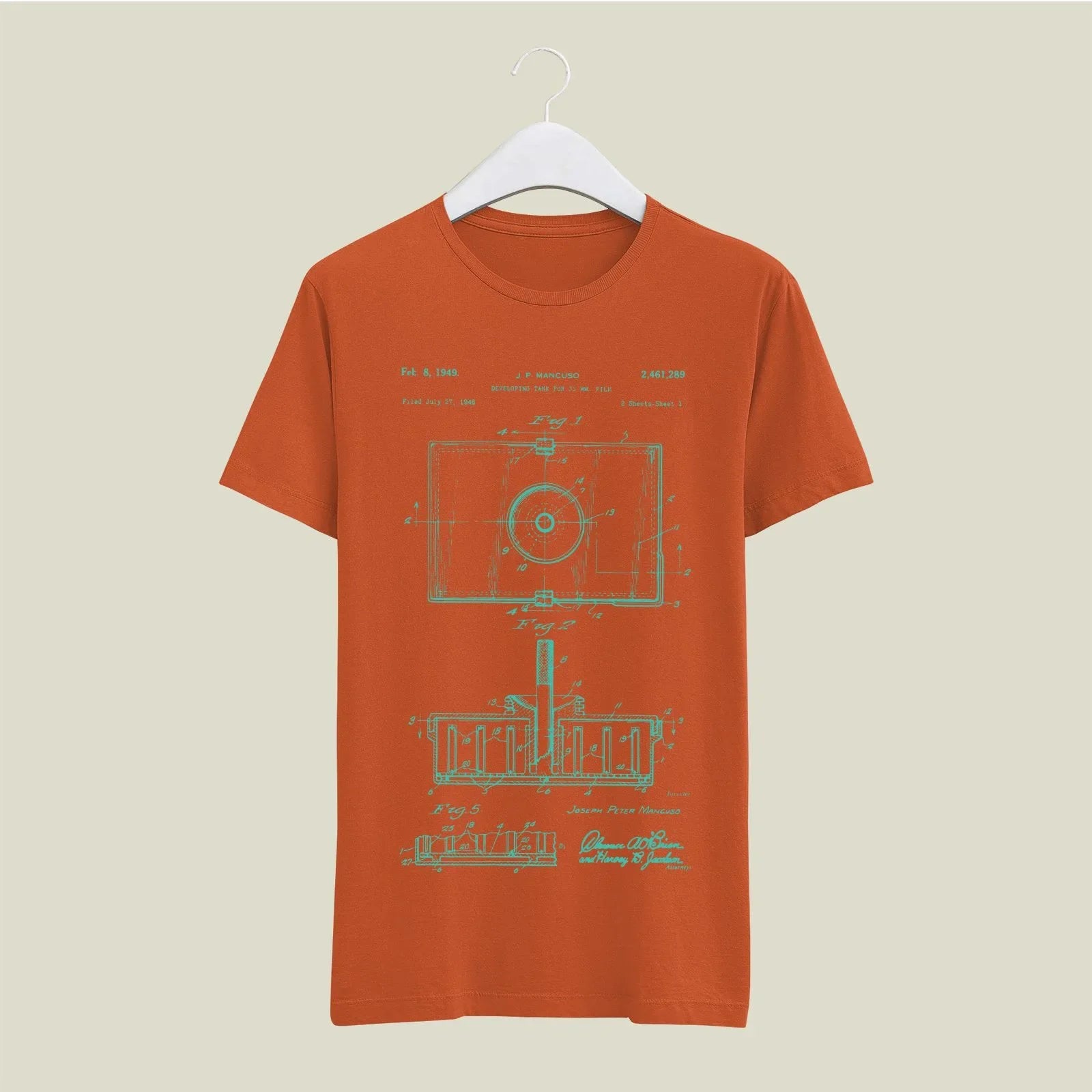 Camera Patent T-Shirt T-CMP149 Desichalchitra