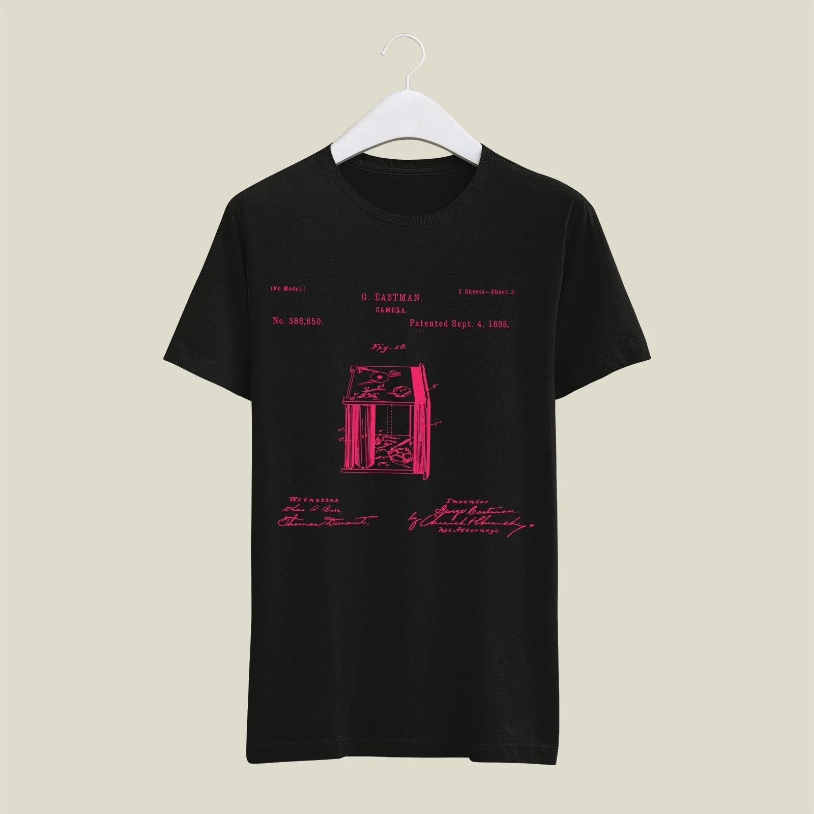 Camera Patent T-Shirt T-CMP38 Desichalchitra
