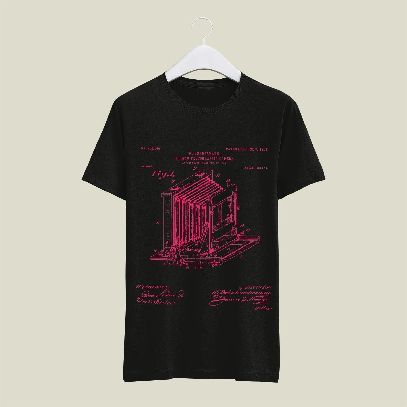 Camera Patent T-Shirt T-CMP43 Desichalchitra