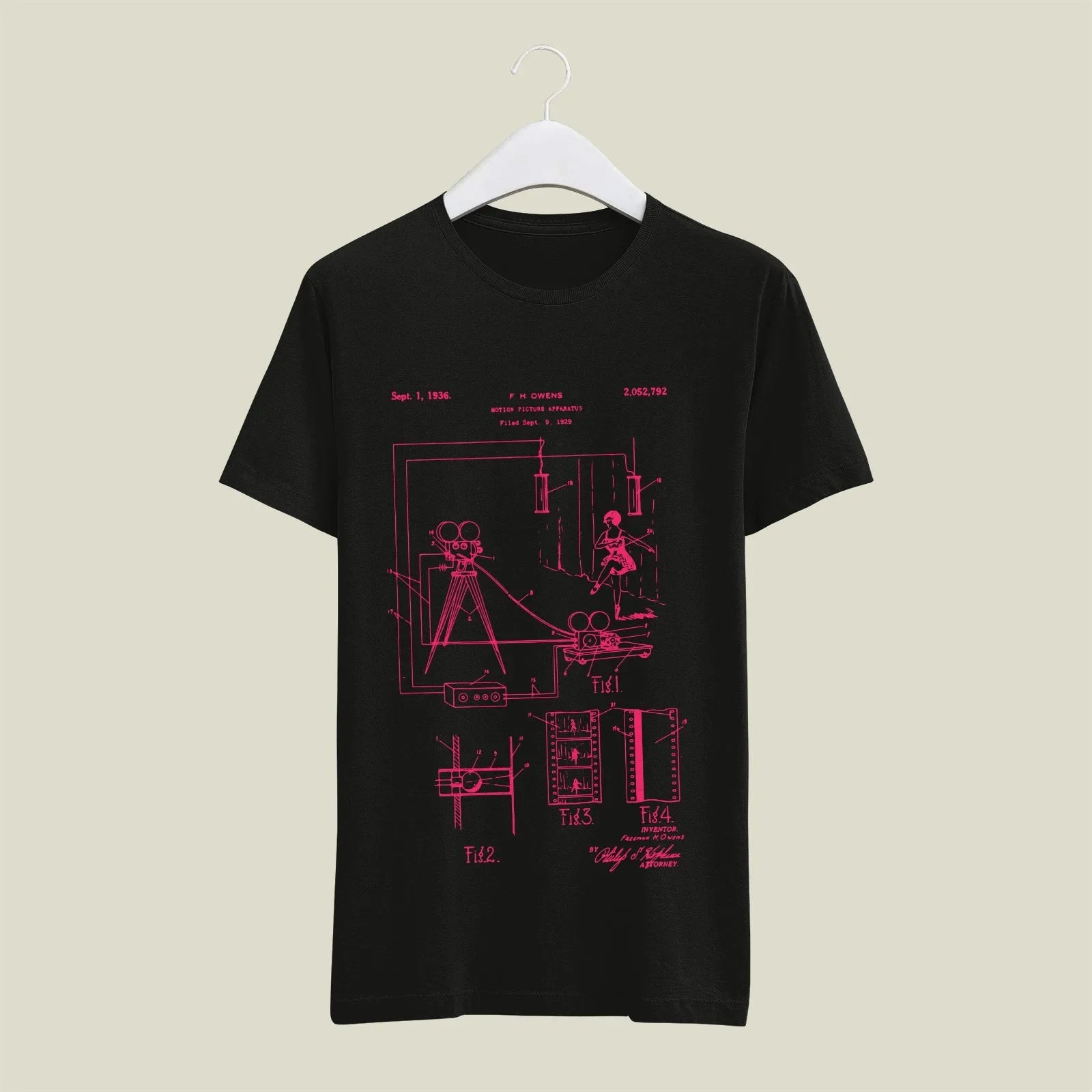 Camera Patent T-Shirt T-CMP50 Desichalchitra