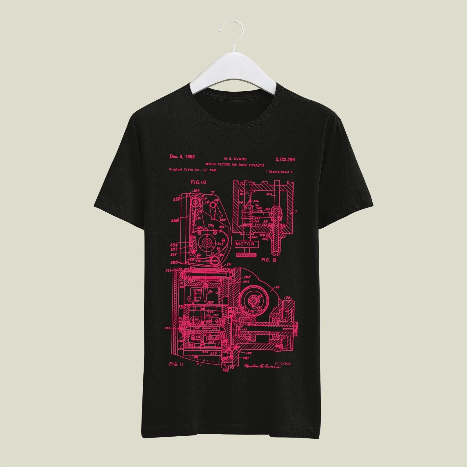 Camera Patent T-Shirt T-CMP53 Desichalchitra