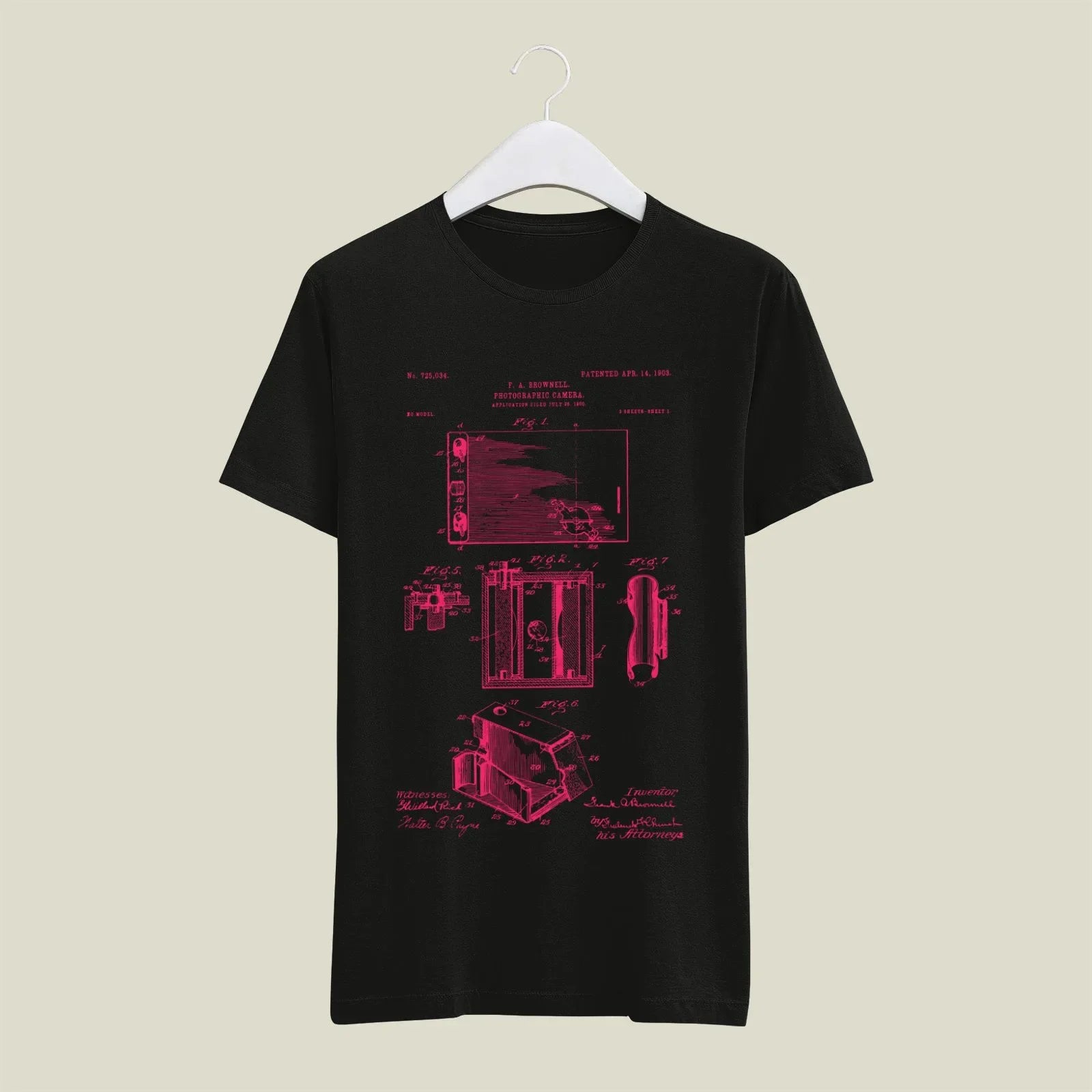 Camera Patent T-Shirt T-CMP81 Desichalchitra