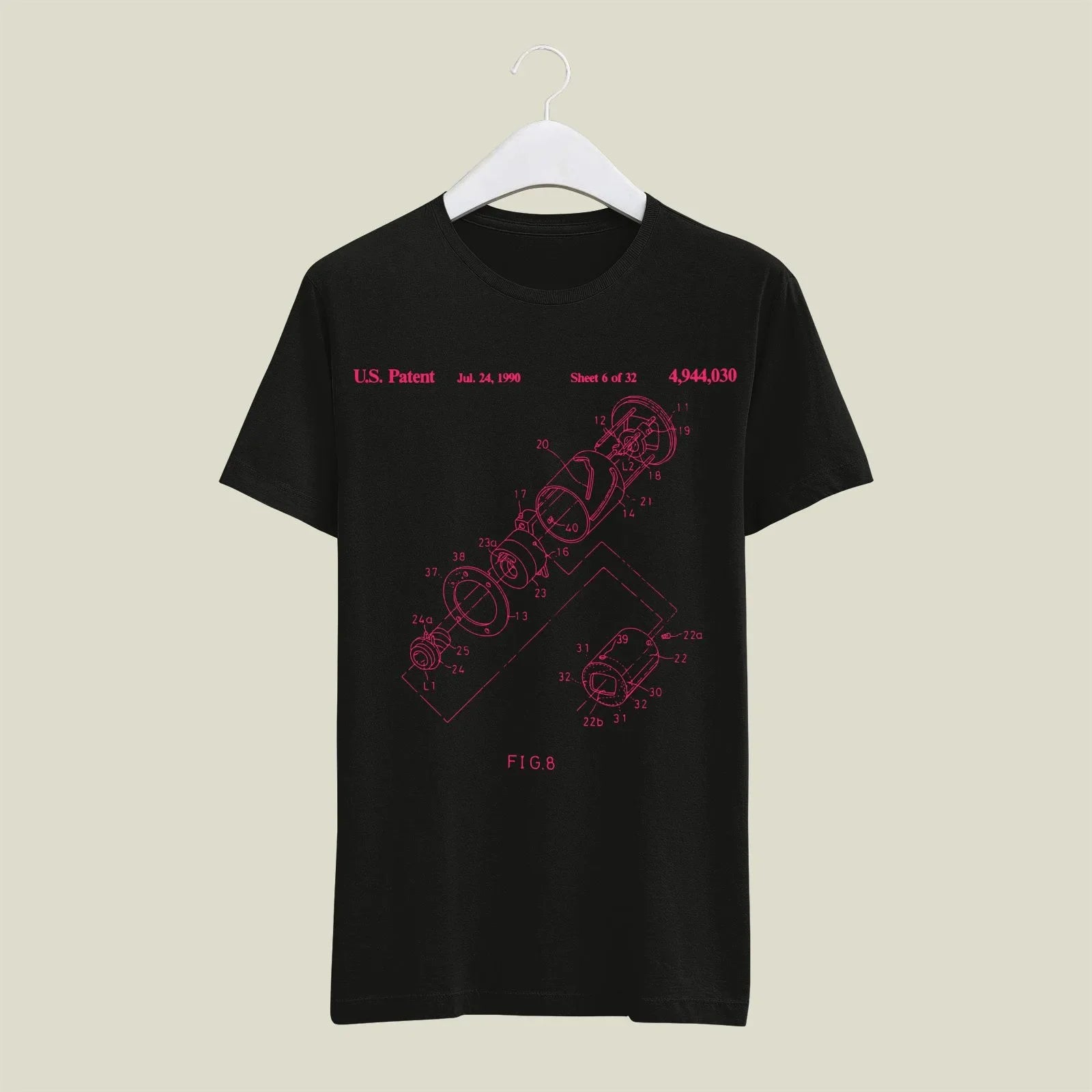 Camera Patent T-Shirt T-CMP84 Desichalchitra