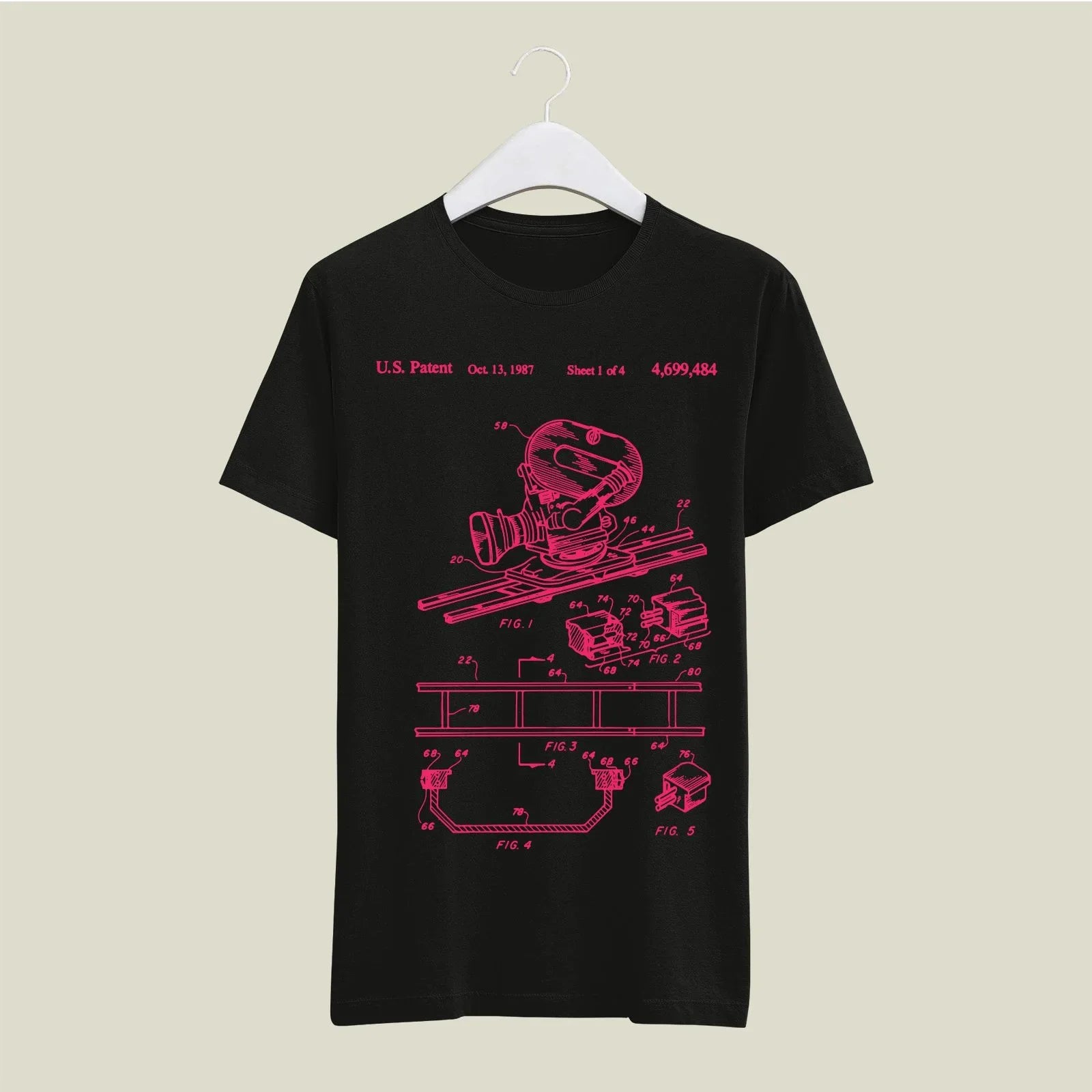 Camera Patent T-Shirt T-CMP104 Desichalchitra