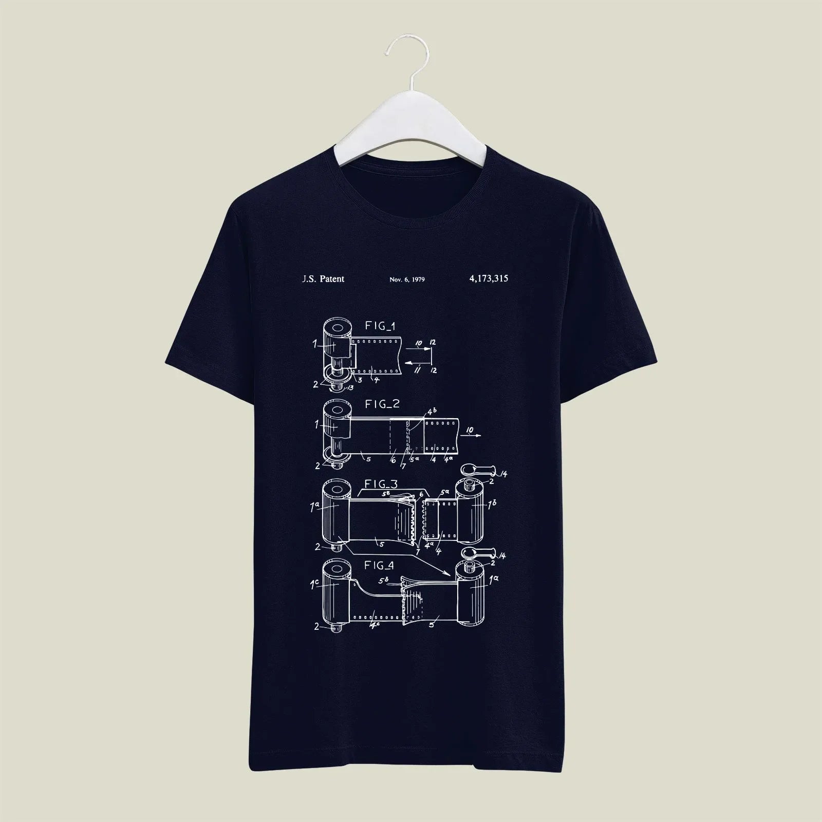 Camera Patent T-Shirt T-CMP12 Desichalchitra