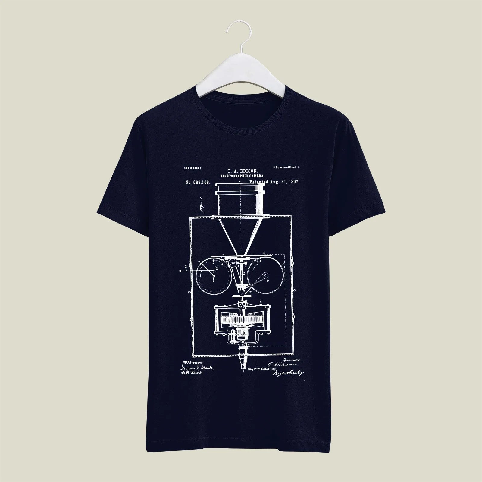 Camera Patent T-Shirt T-CMP29 Desichalchitra