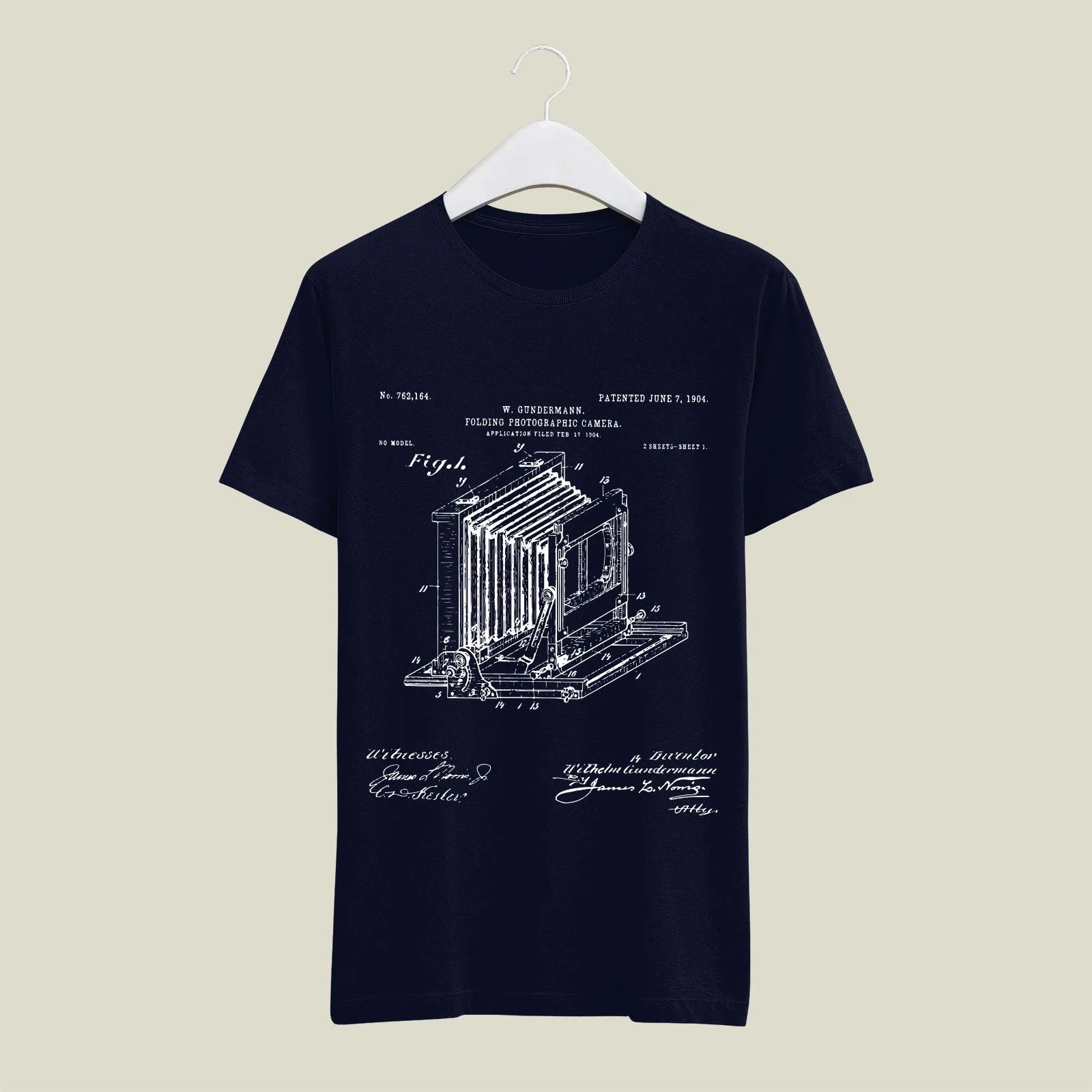 Camera Patent T-Shirt T-CMP41 Desichalchitra