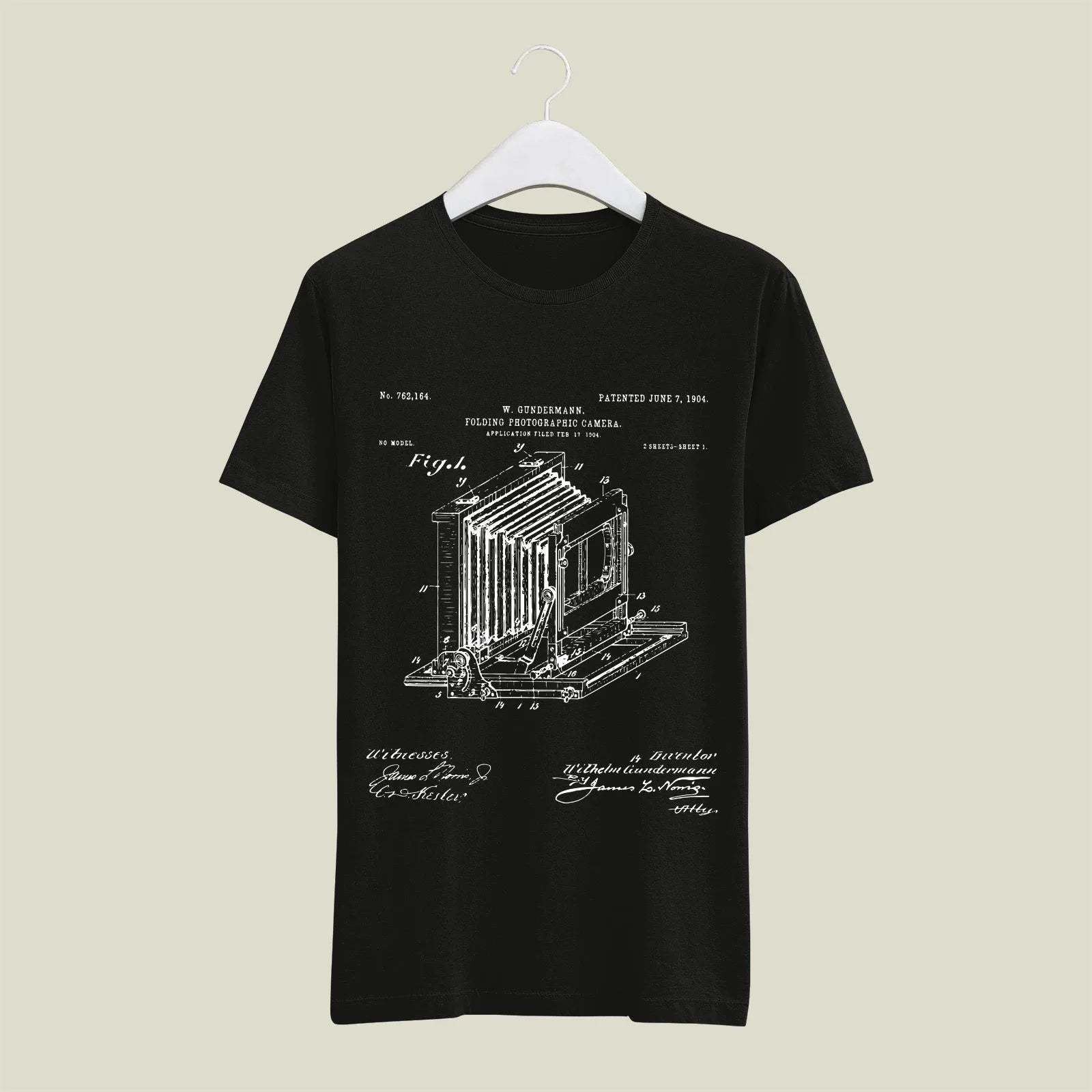 Camera Patent T-Shirt T-CMP41 Desichalchitra