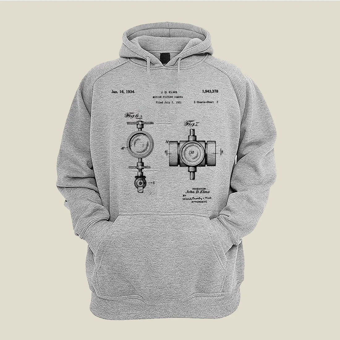 Camera Patent Hoodie H-CMP118 Desichalchitra