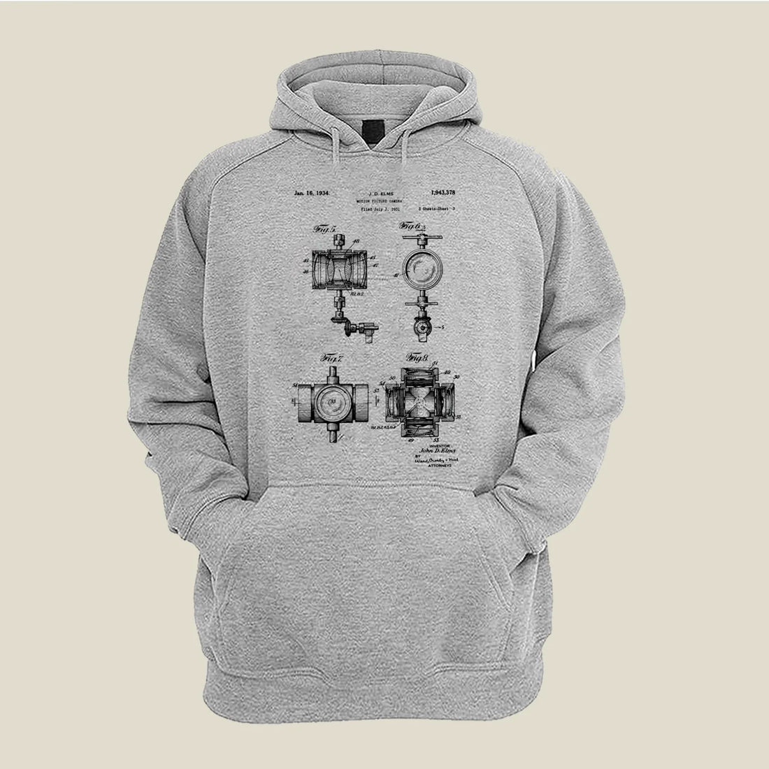 Camera Patent Hoodie H-CMP123 Desichalchitra