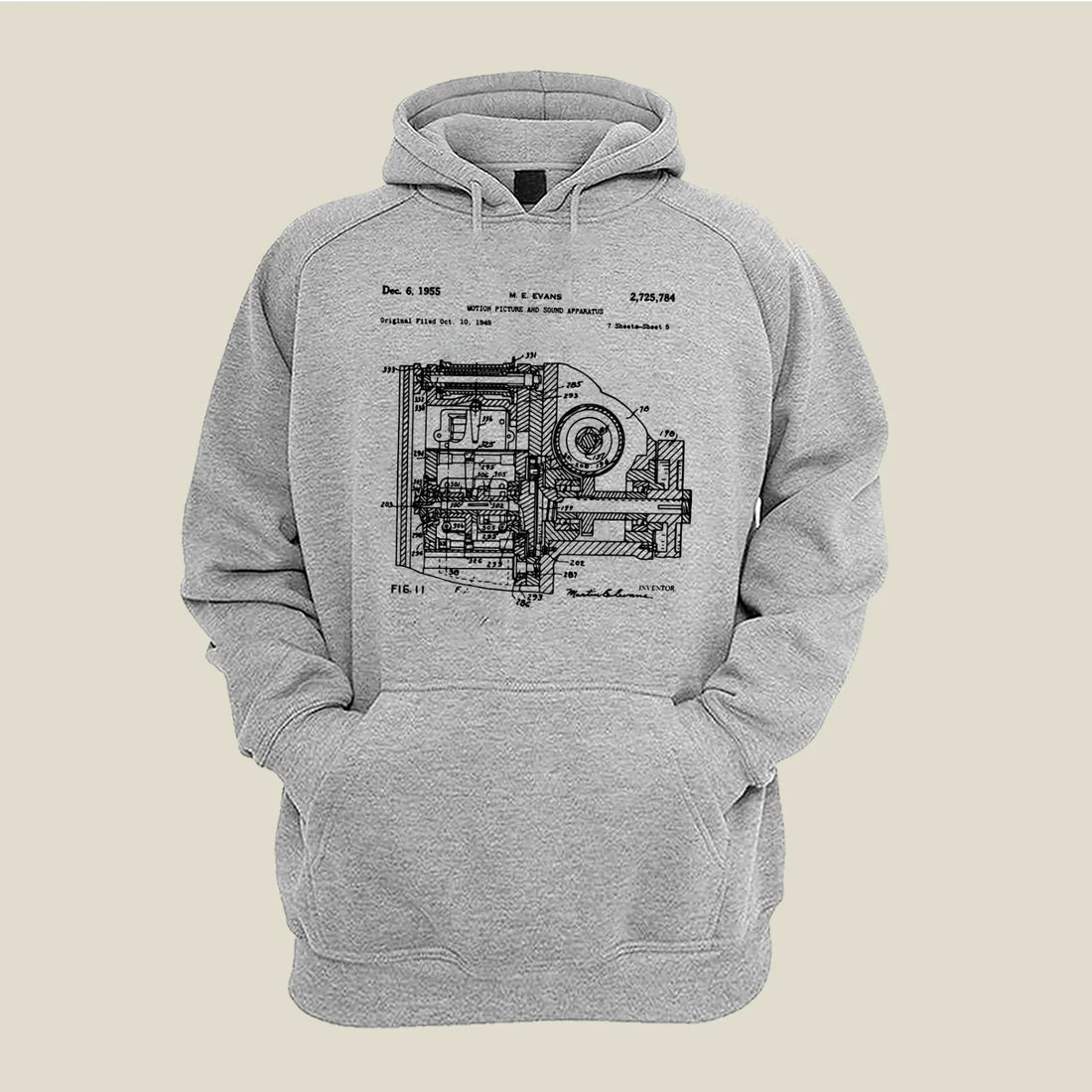 Camera Patent Hoodie H-CMP146 Desichalchitra