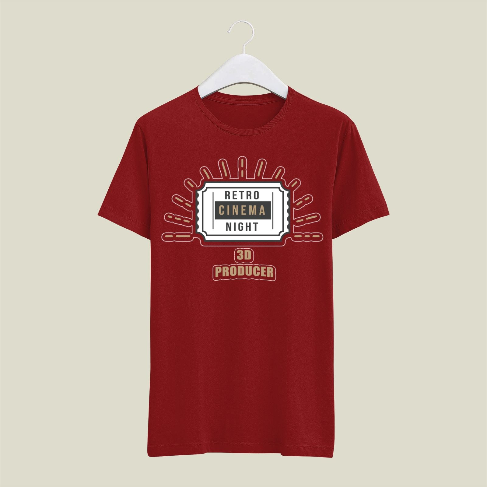 3D Producer T-Shirt T-DPR12 Desichalchitra